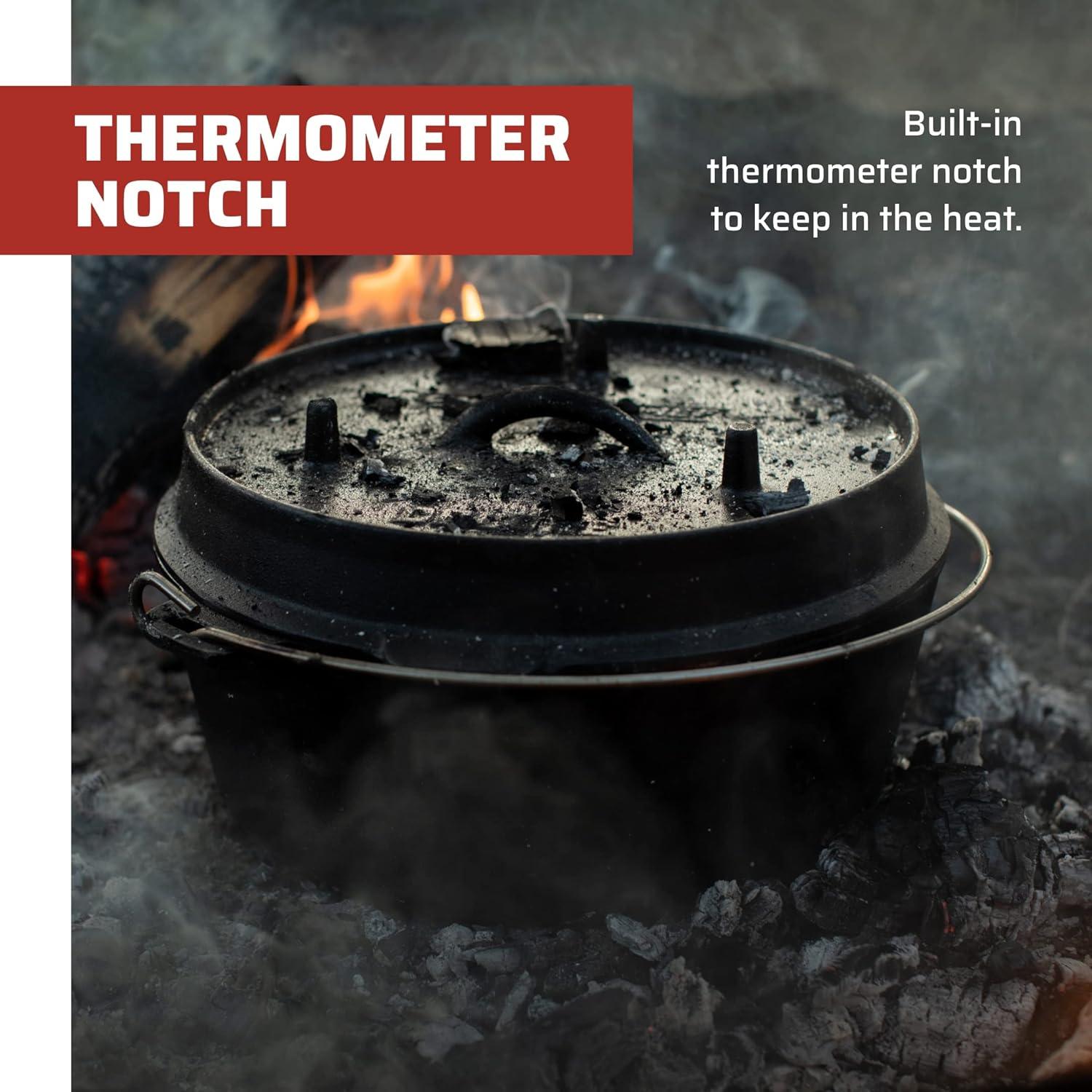 Olla de Hierro Fundido Camp Chef DO-12 Pre Sazonada 3L