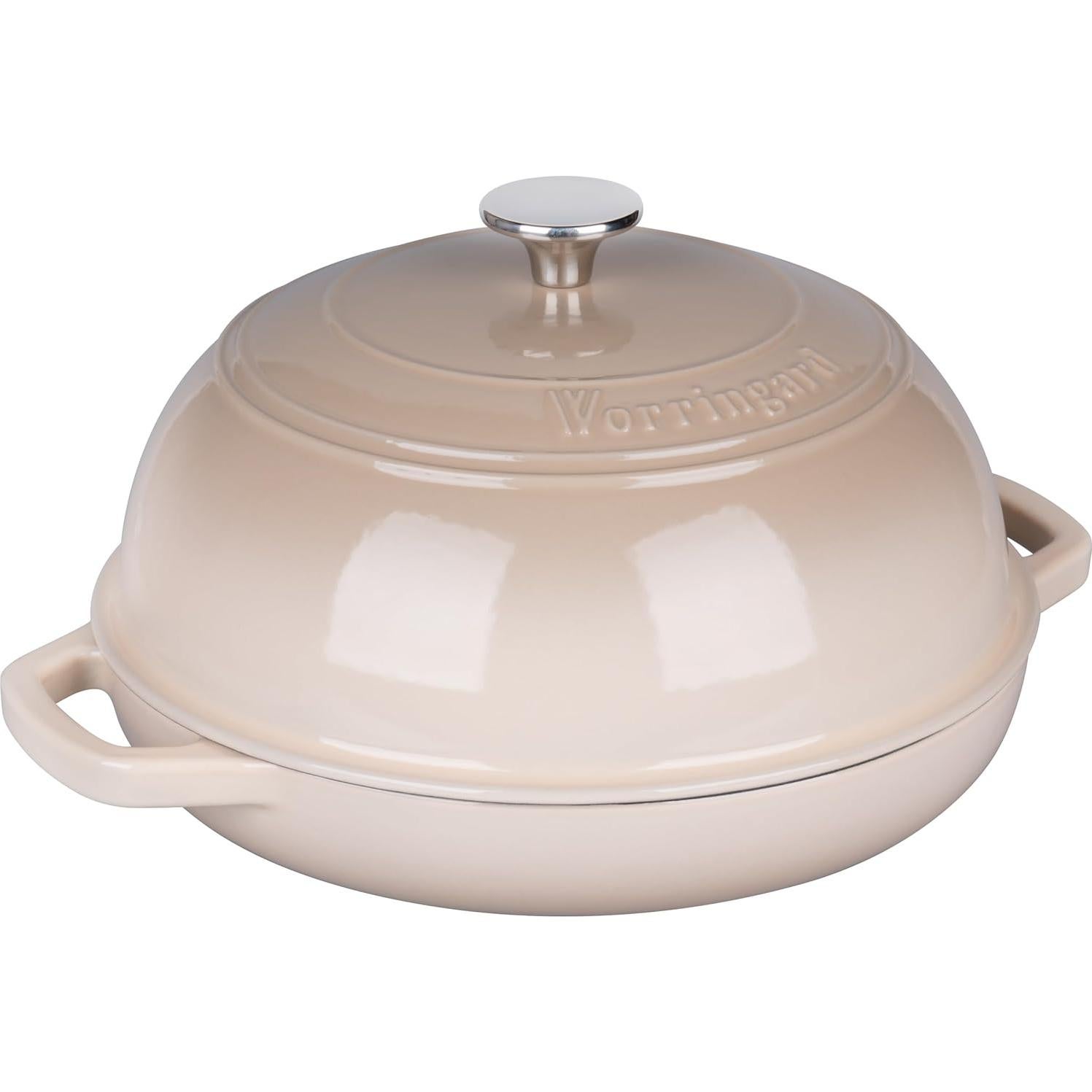 Olla de hierro fundido esmaltada VORRINGARD 6qt con tapa