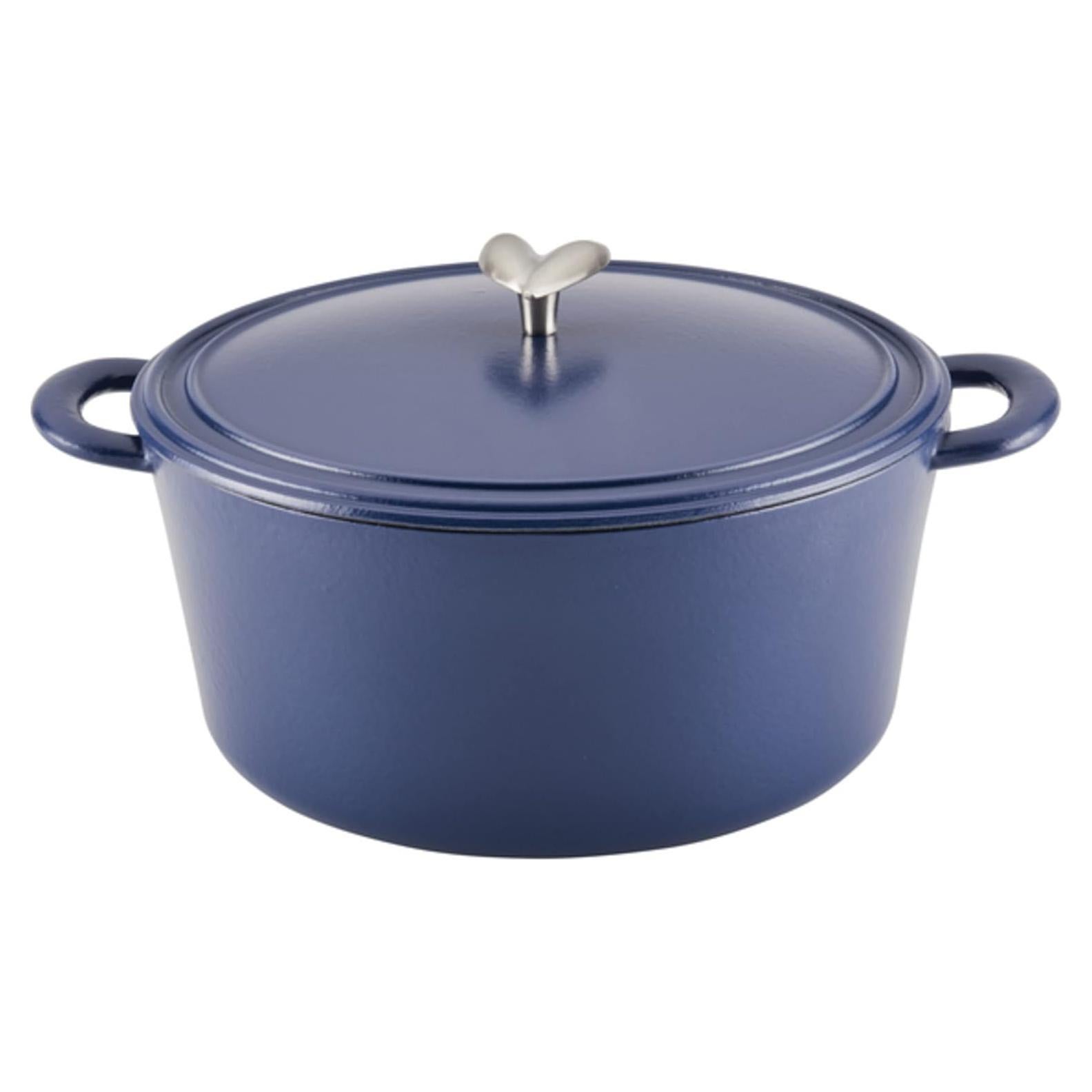 Olla de Hierro Fundido Enameleda Ayesha Curry 6L Azul Ancla