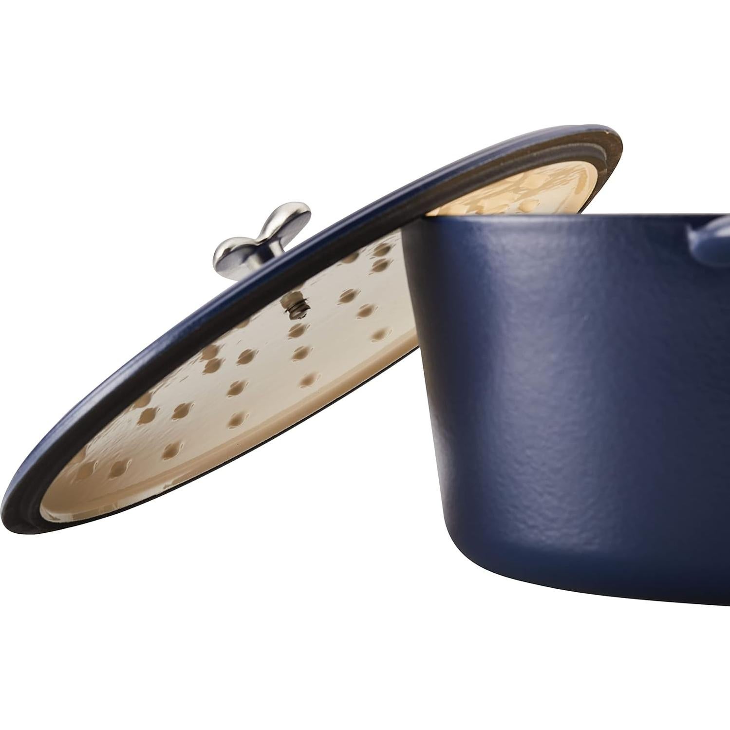 Olla de Hierro Fundido Enameleda Ayesha Curry 6L Azul Ancla