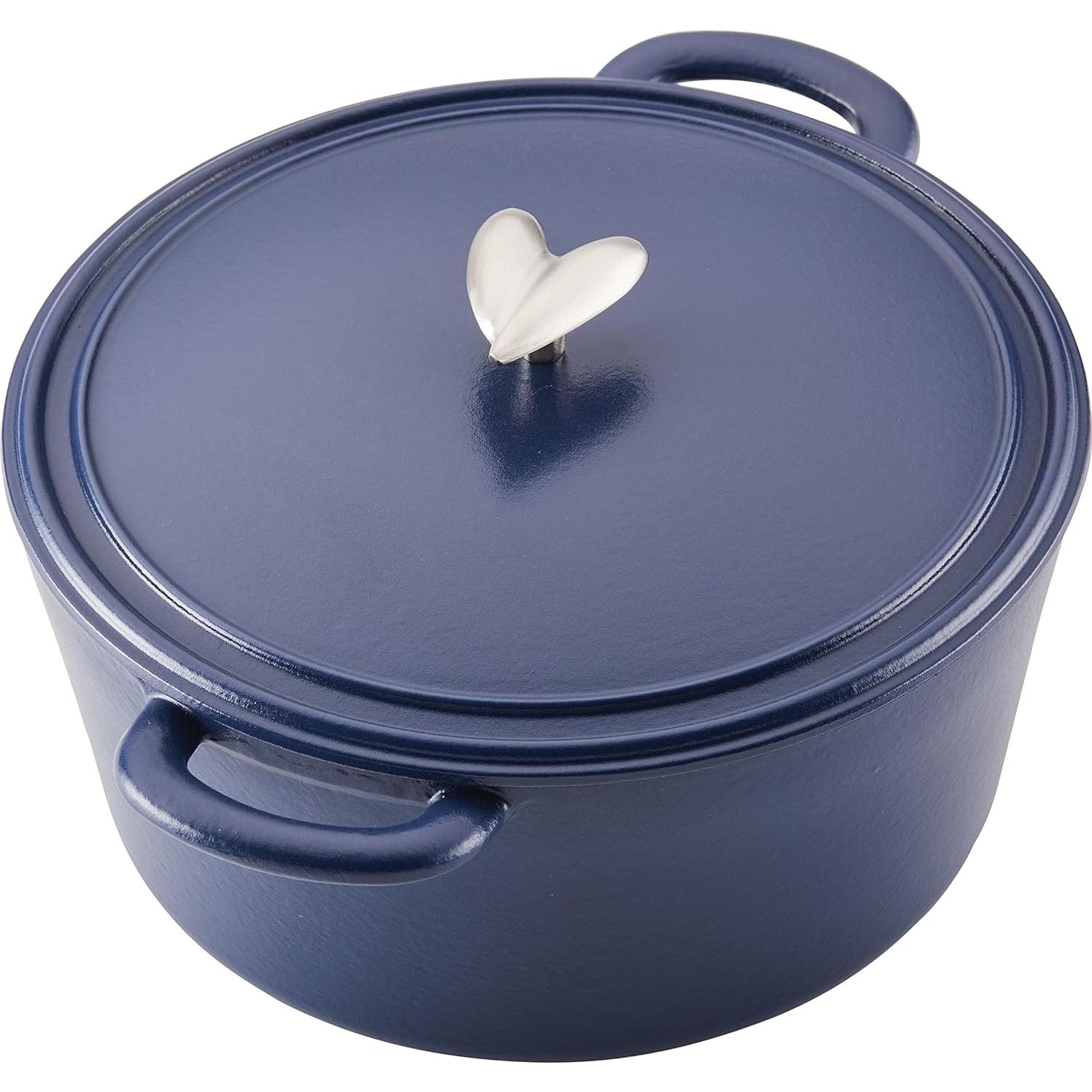 Olla de Hierro Fundido Enameleda Ayesha Curry 6L Azul Ancla