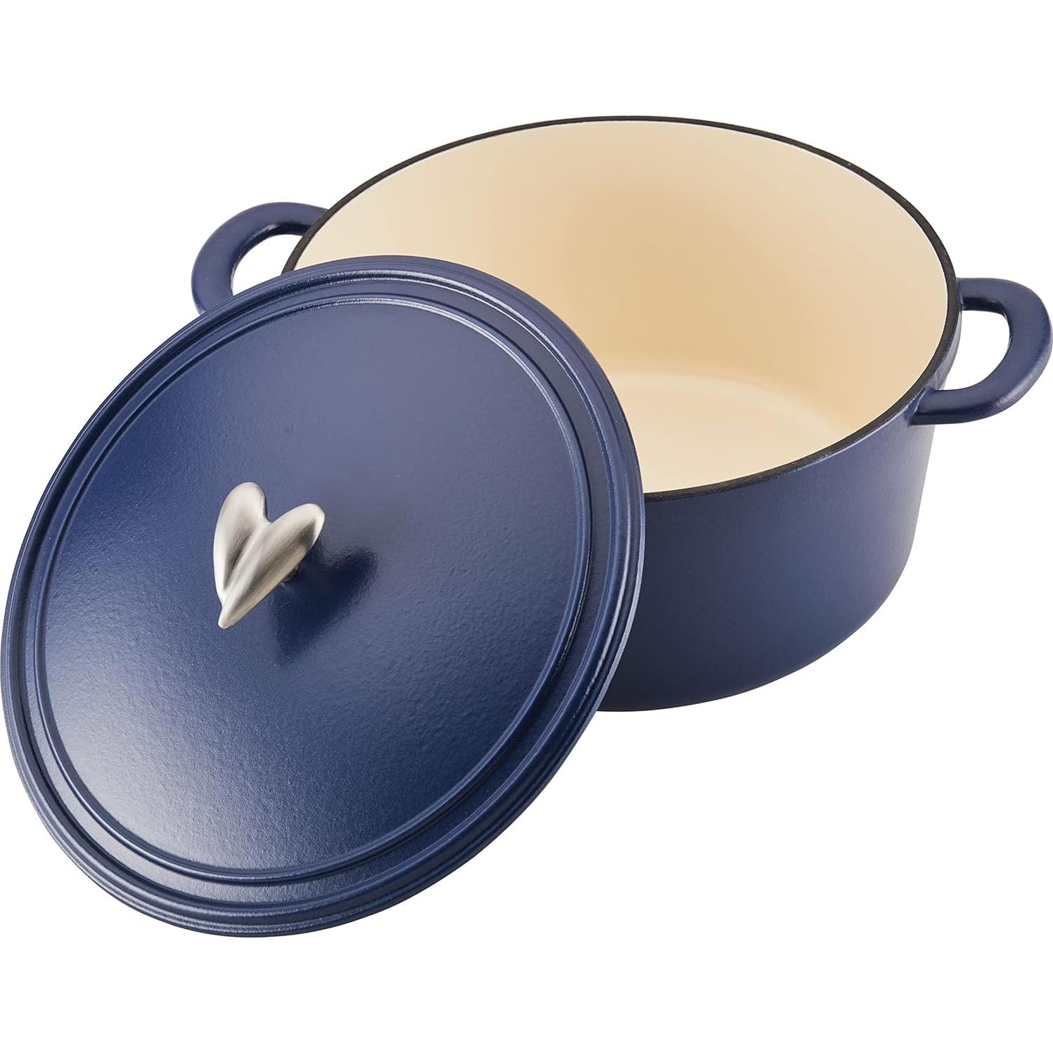 Olla de Hierro Fundido Enameleda Ayesha Curry 6L Azul Ancla