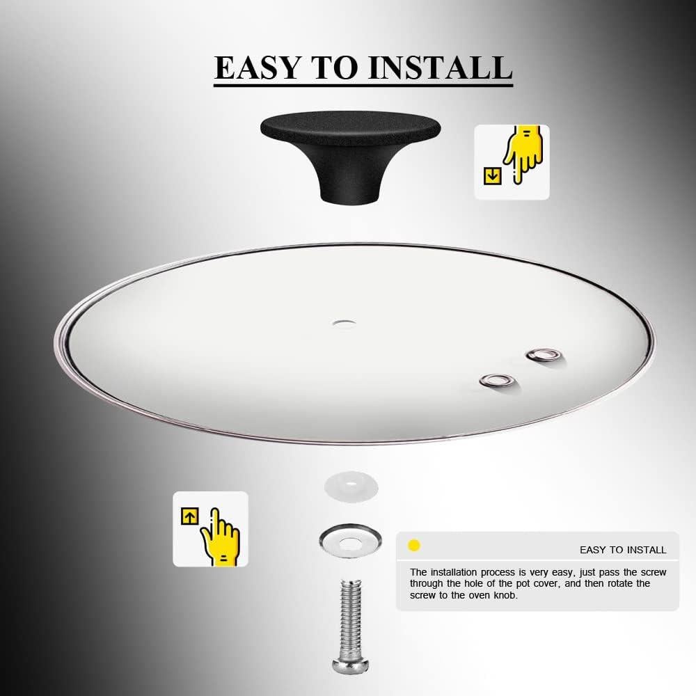 Perilla de Reemplazo para Tapa de Sartén SENLIXIN - Baquelita Negra