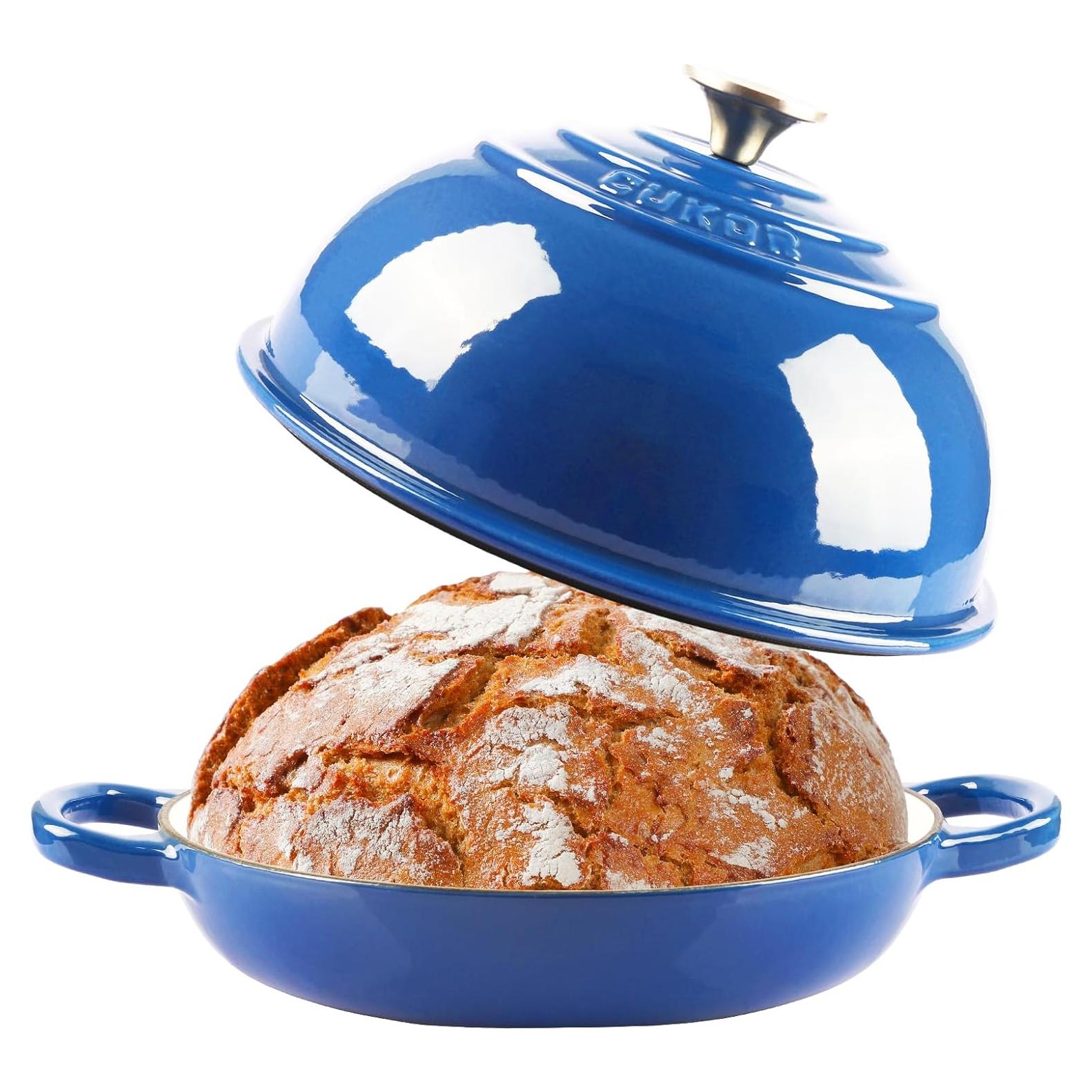 Olla Holandesa CUKOR 7QT Hierro Fundido Enameleda Azul