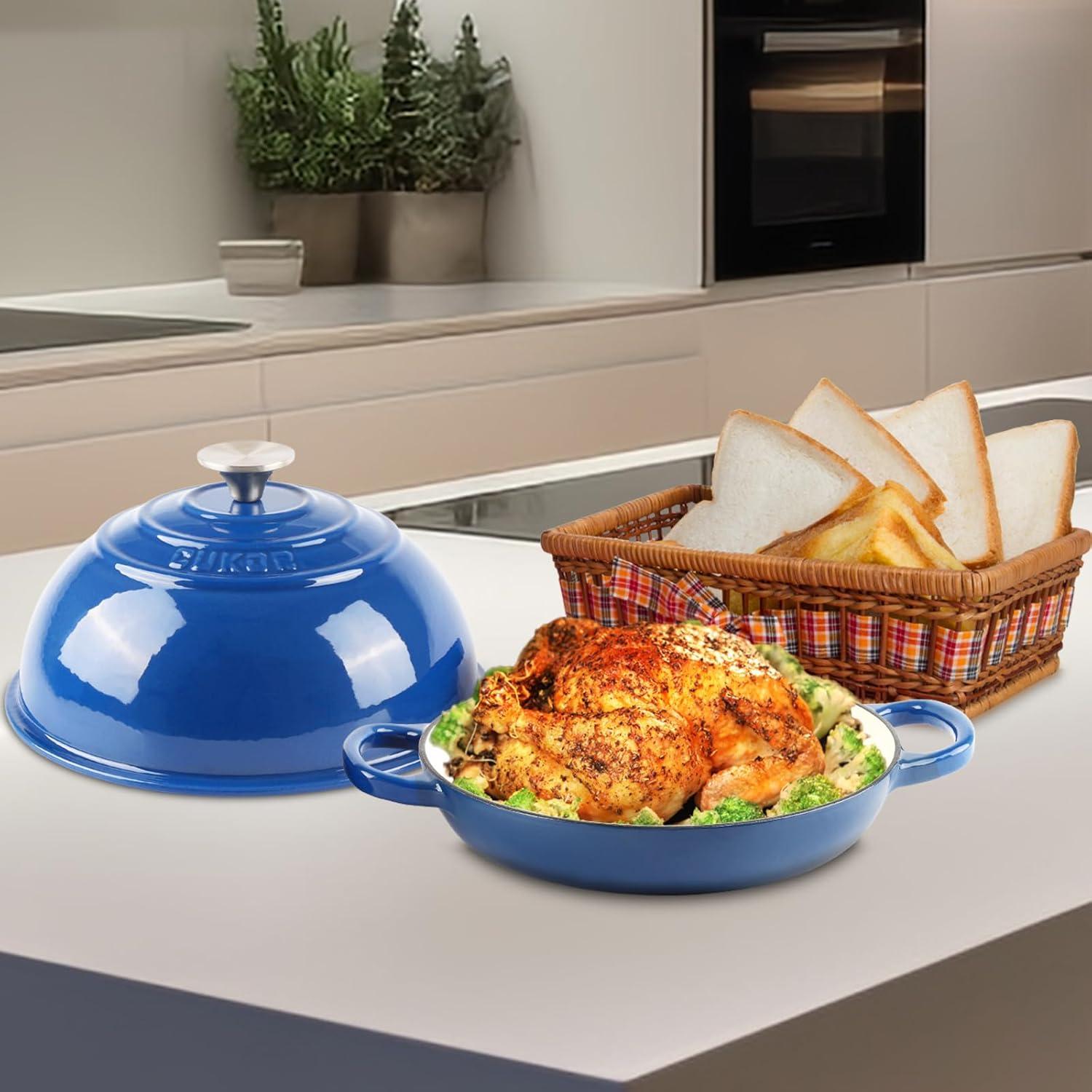 Olla Holandesa CUKOR 7QT Hierro Fundido Enameleda Azul