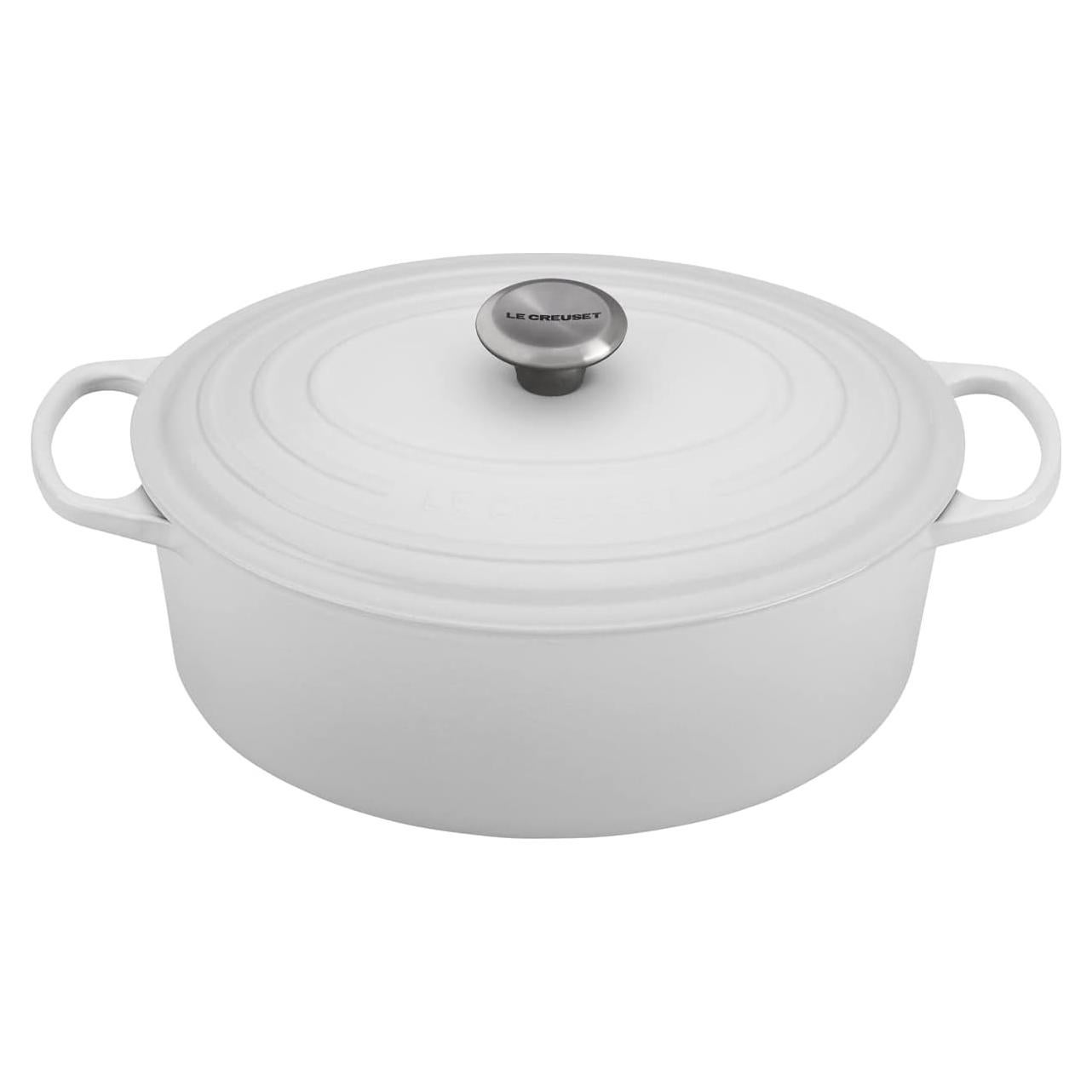 Horno Holandés Ovalado Le Creuset 9.5L con Perilla Grabada