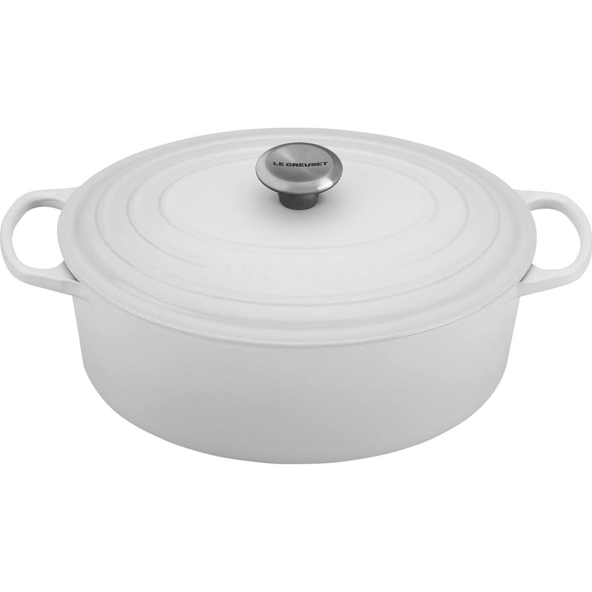 Horno Holandés Ovalado Le Creuset 9.5L con Perilla Grabada