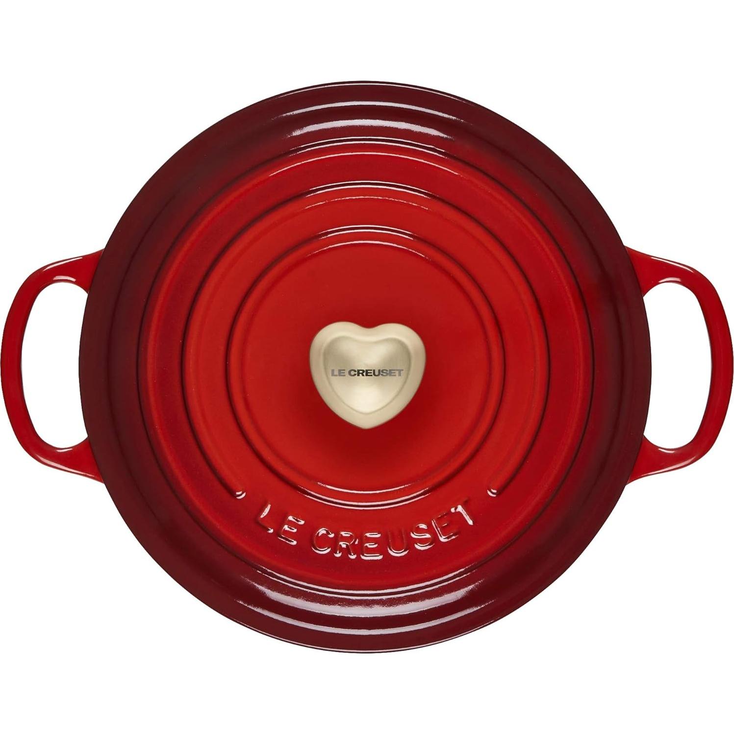 Horno Holandés Redondo Le Creuset 3.3L Hierro Fundido Cerise