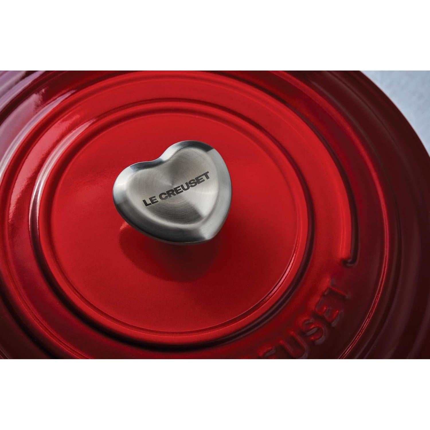 Horno Holandés Redondo Le Creuset 3.3L Hierro Fundido Cerise