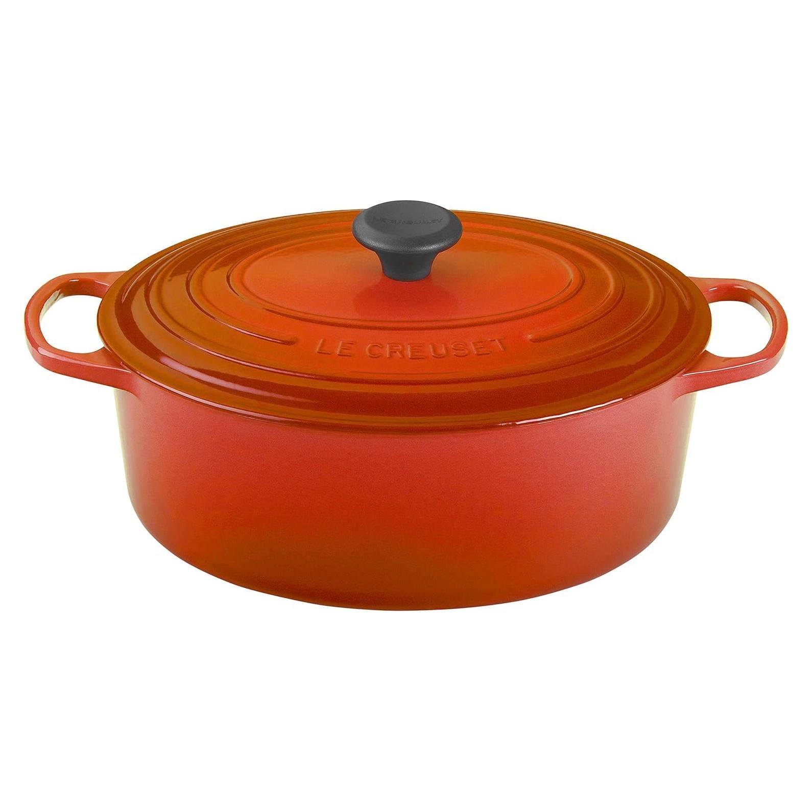 Horno Holandés Ovalado Le Creuset 6.39L Hierro Fundido Llama