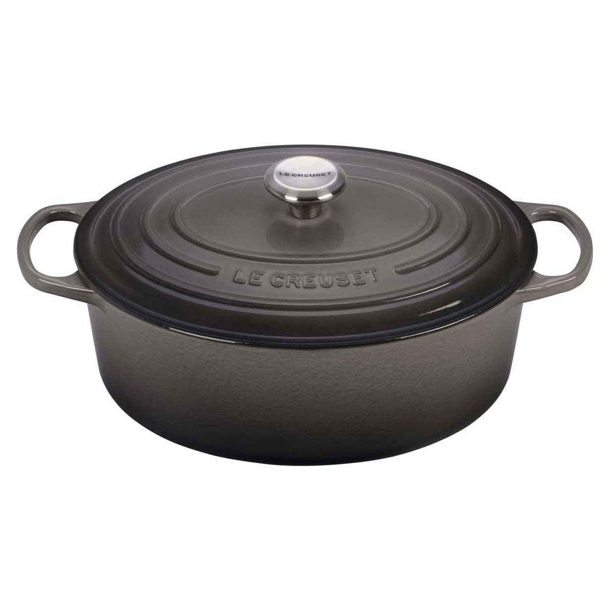 Horno Holandés Ovalado Le Creuset 2.6L con Perilla Grabada
