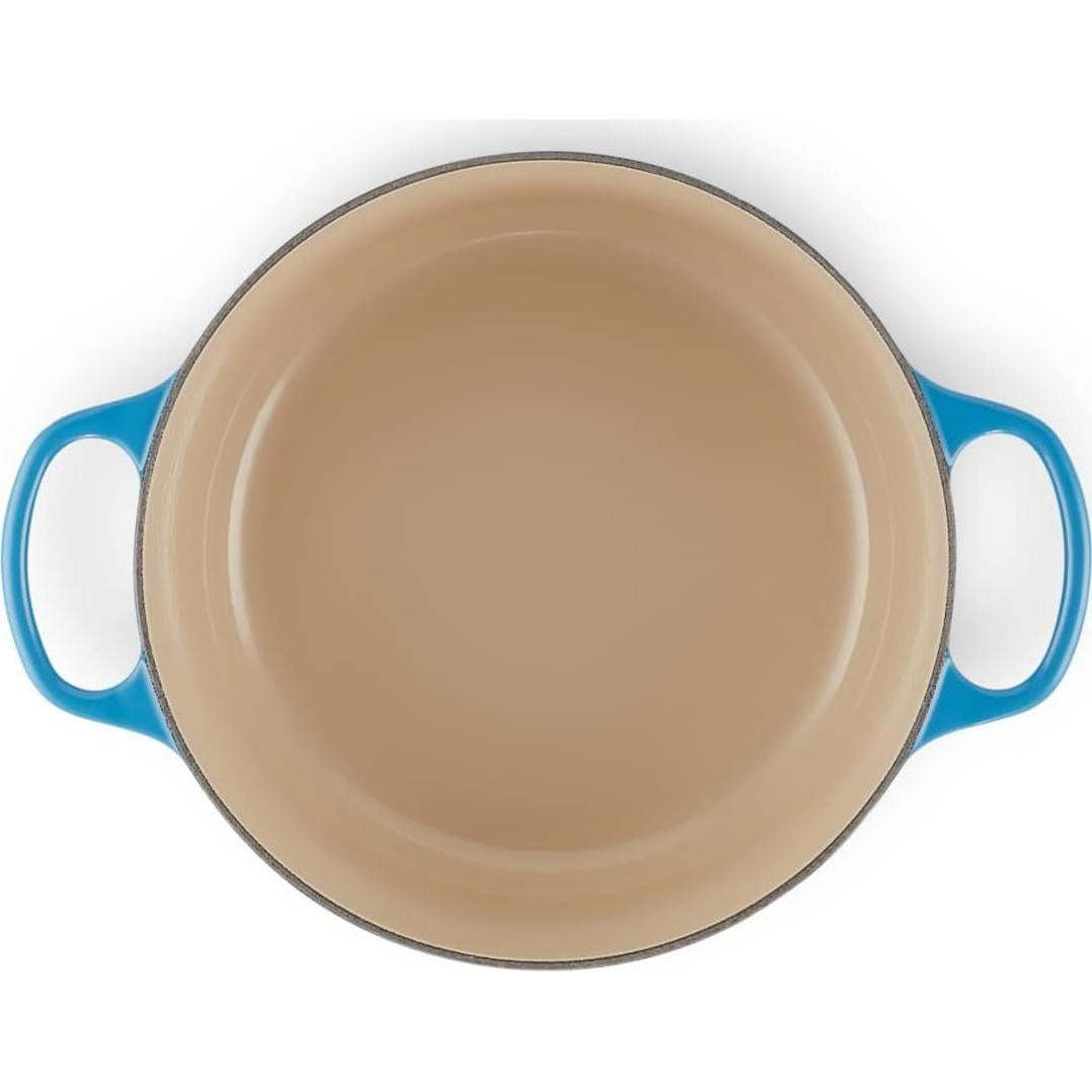 Cacerola Redonda de Hierro Fundido Le Creuset 26 cm Azul