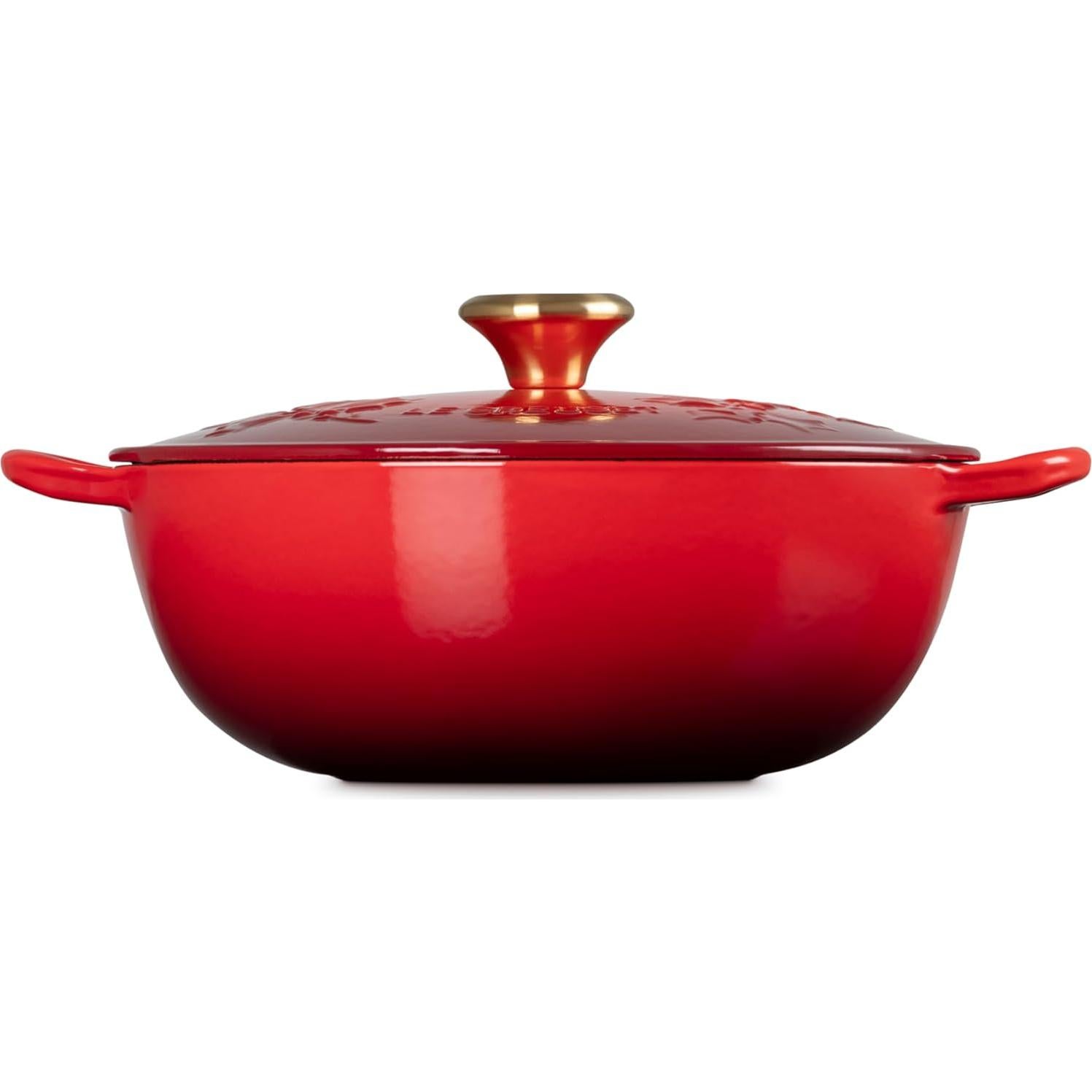 Olla de Hierro Fundido Enameled Le Creuset 4.26 L Cerise