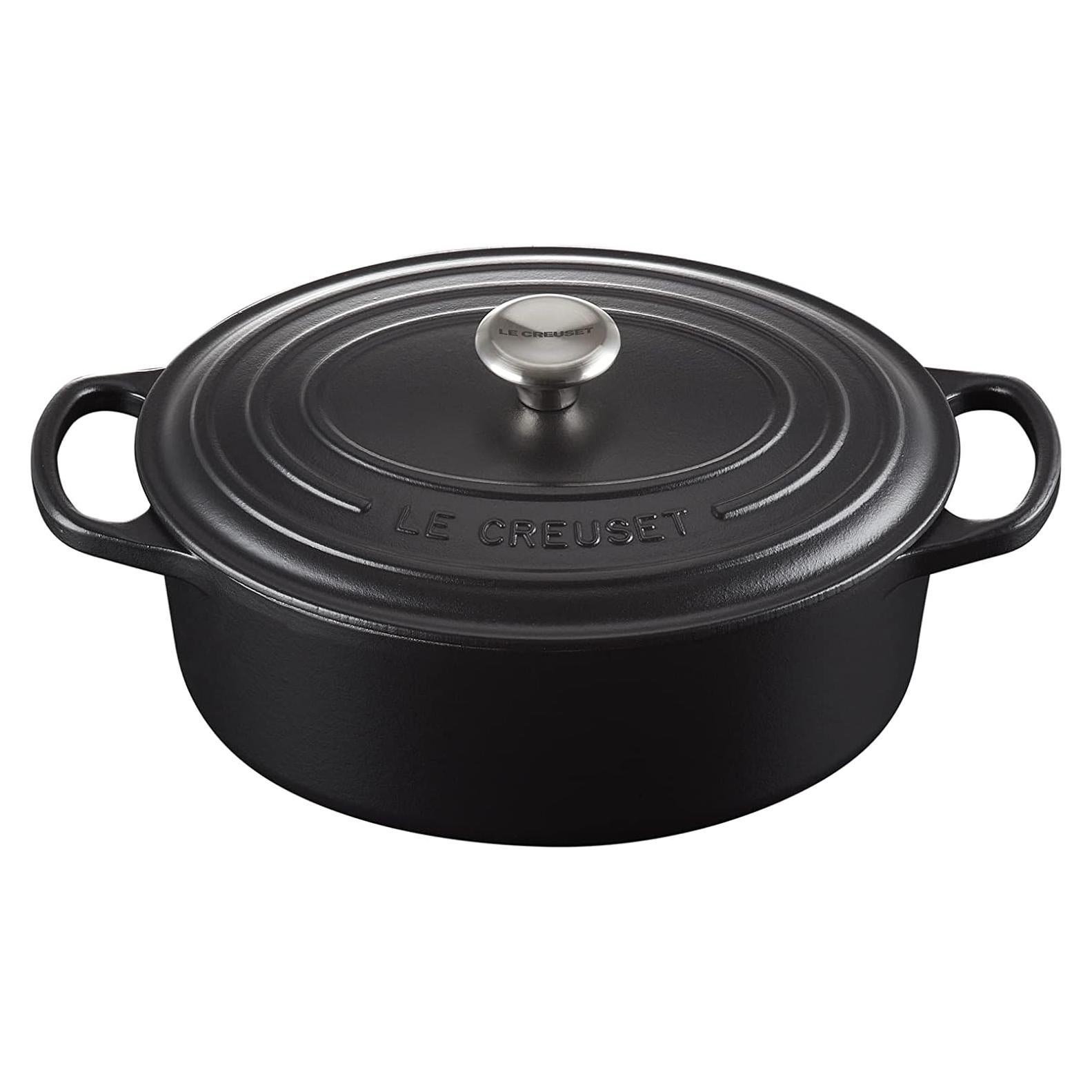 Cacerola Ovalada de Hierro Fundido Le Creuset 29 cm Negra