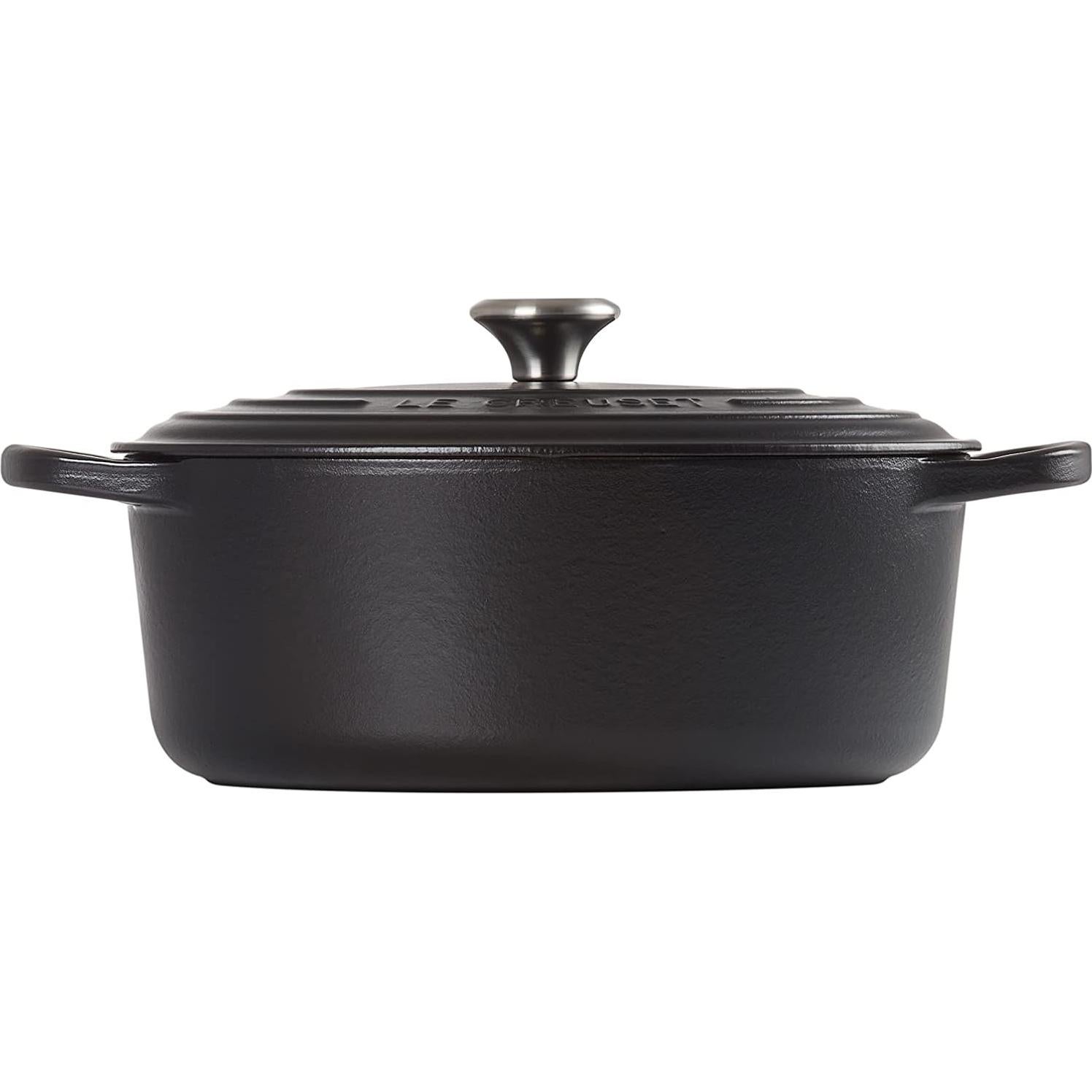 Cacerola Ovalada de Hierro Fundido Le Creuset 29 cm Negra