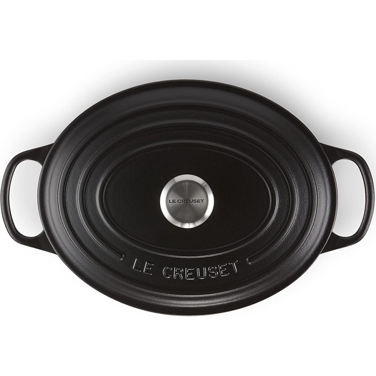 Cacerola Ovalada de Hierro Fundido Le Creuset 29 cm Negra