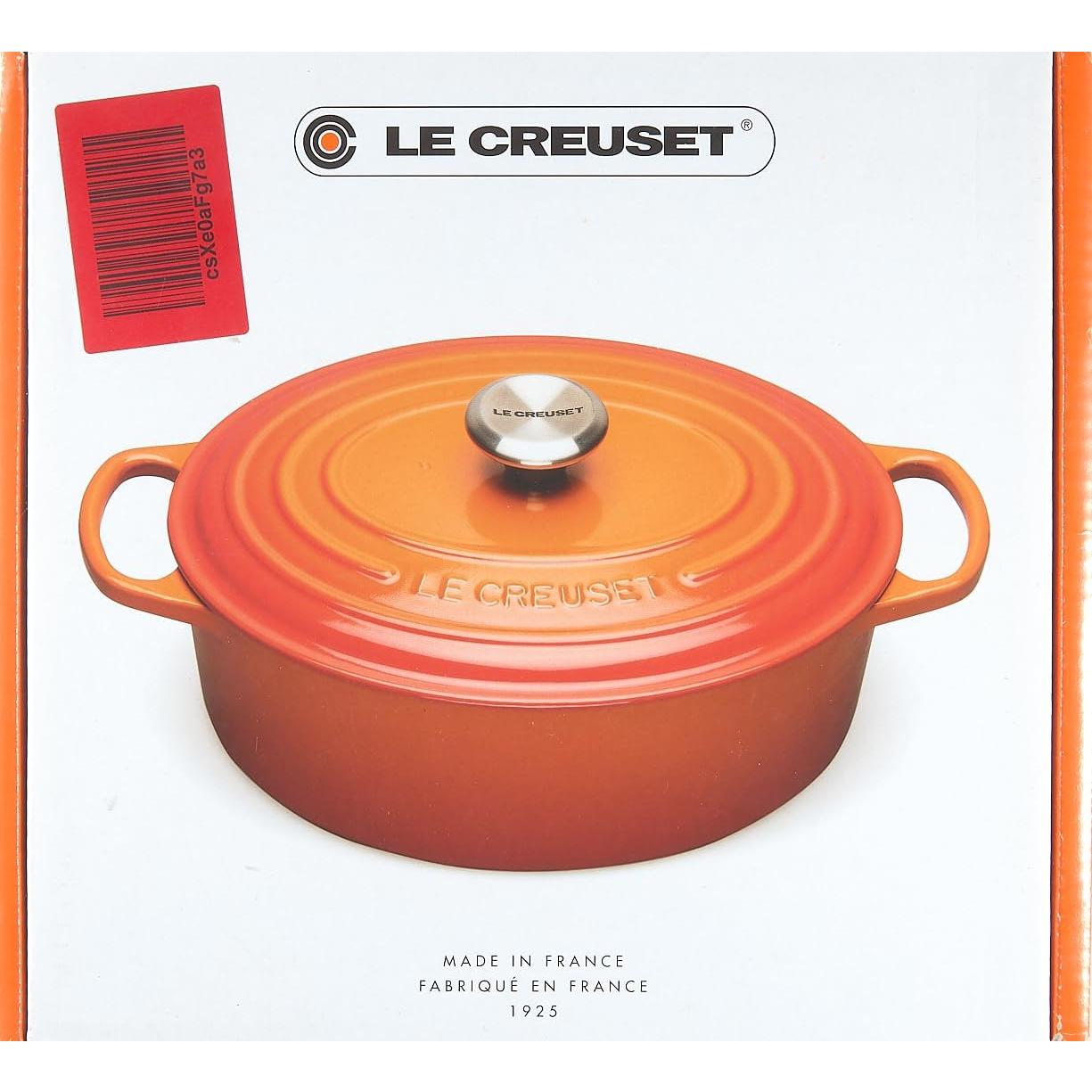Cacerola Ovalada de Hierro Fundido Le Creuset 29 cm Negra