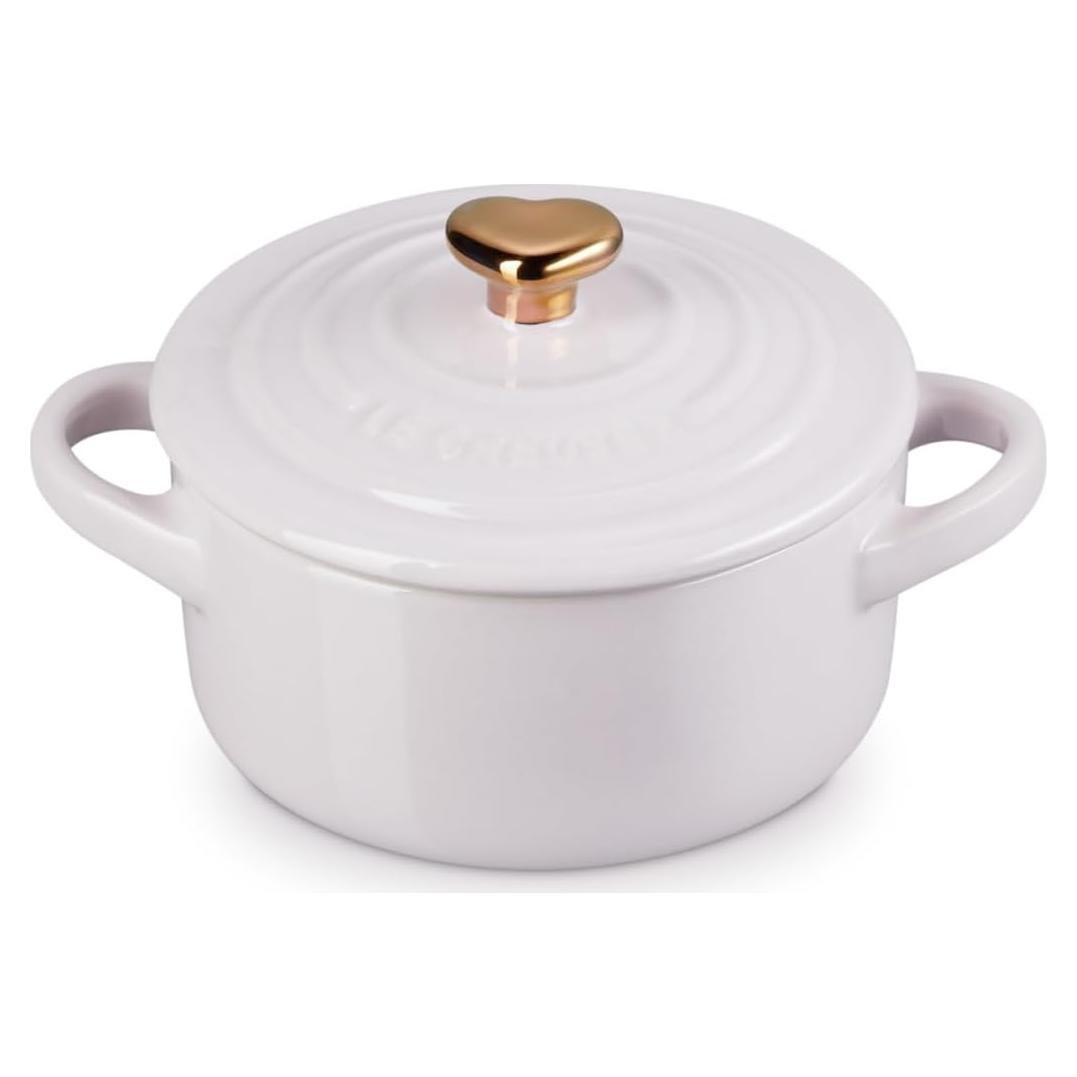 Cocotte Redonda Mini Le Creuset 227g Cerámica Chalote con Tapa