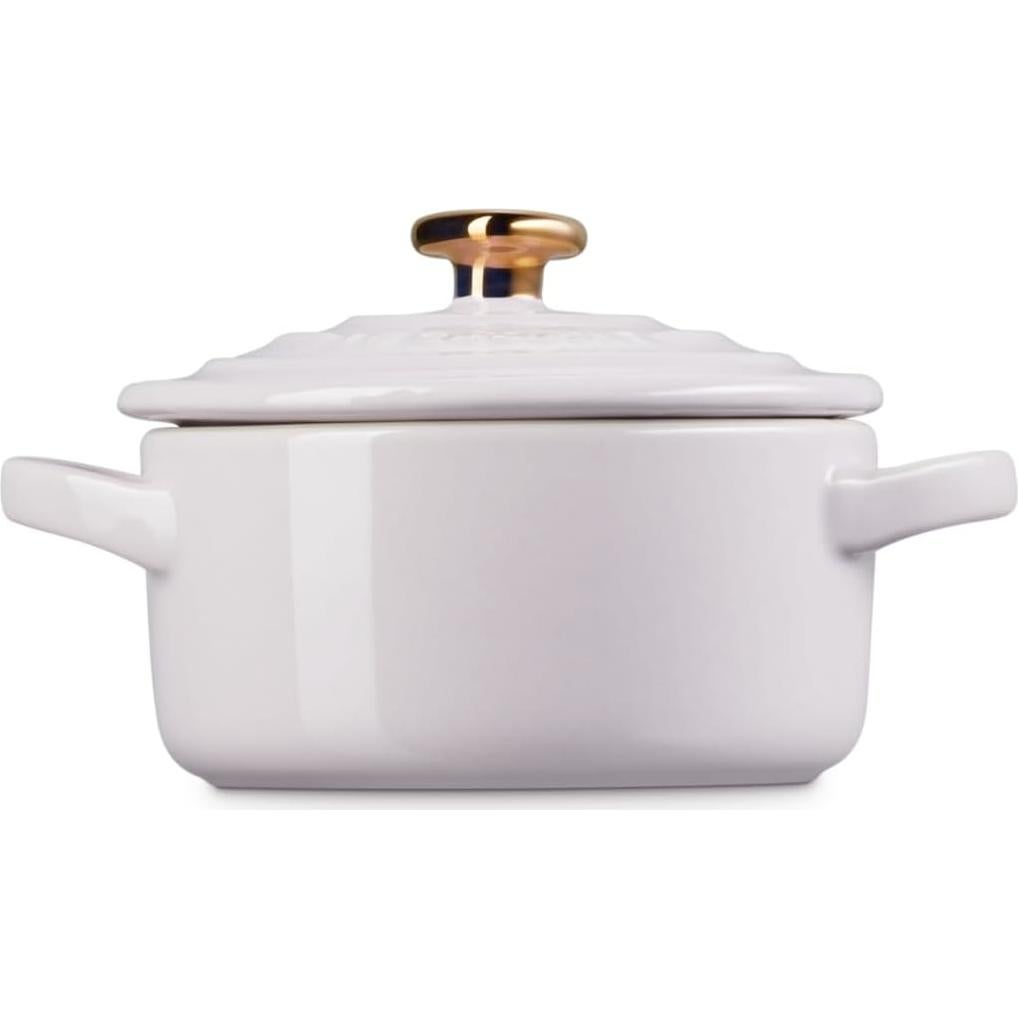 Cocotte Redonda Mini Le Creuset 227g Cerámica Chalote con Tapa