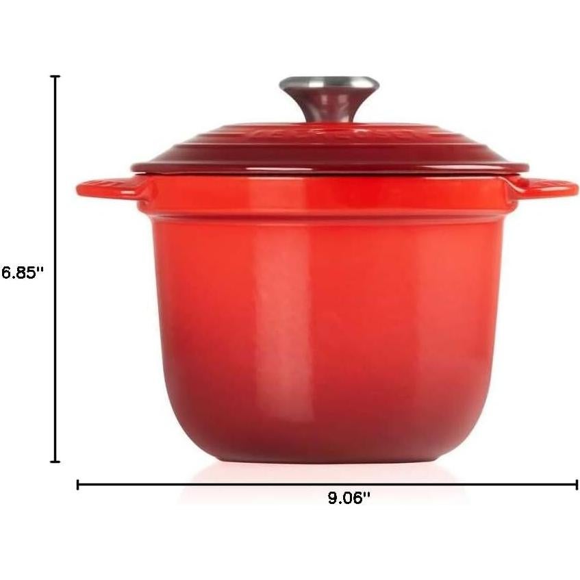 Olla de Hierro Fundido Enameled Le Creuset 2.13 L Cerise