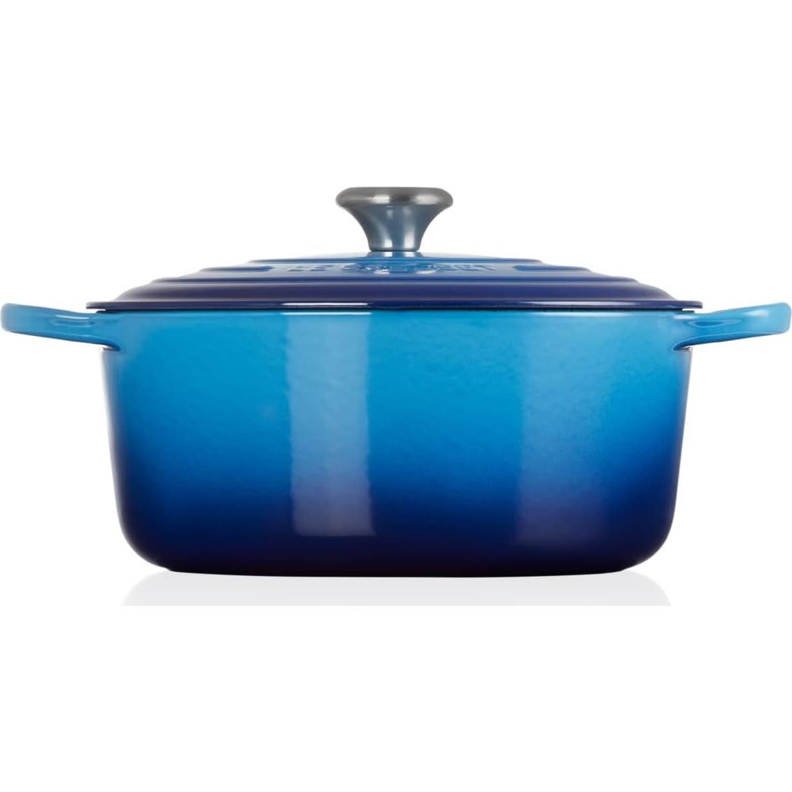 Cacerola Redonda de Hierro Fundido Enameled Le Creuset 28 cm Azul