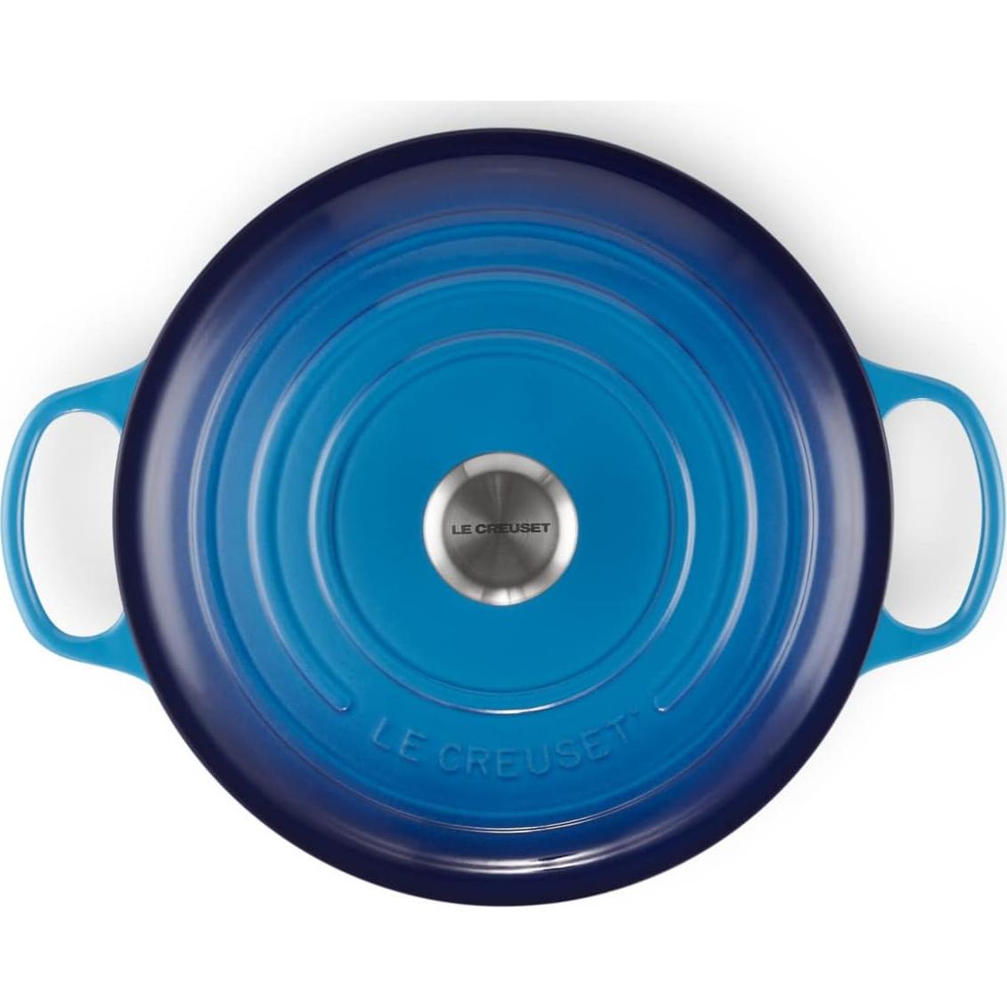 Cacerola Redonda de Hierro Fundido Enameled Le Creuset 28 cm Azul
