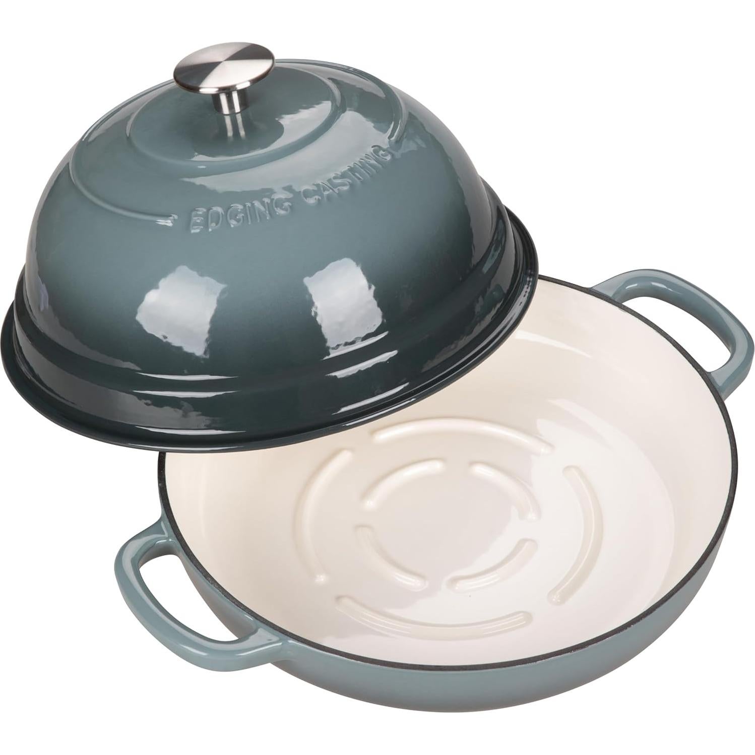 Olla de hierro fundido esmaltada EDGING CASTING 6 cuartos azul