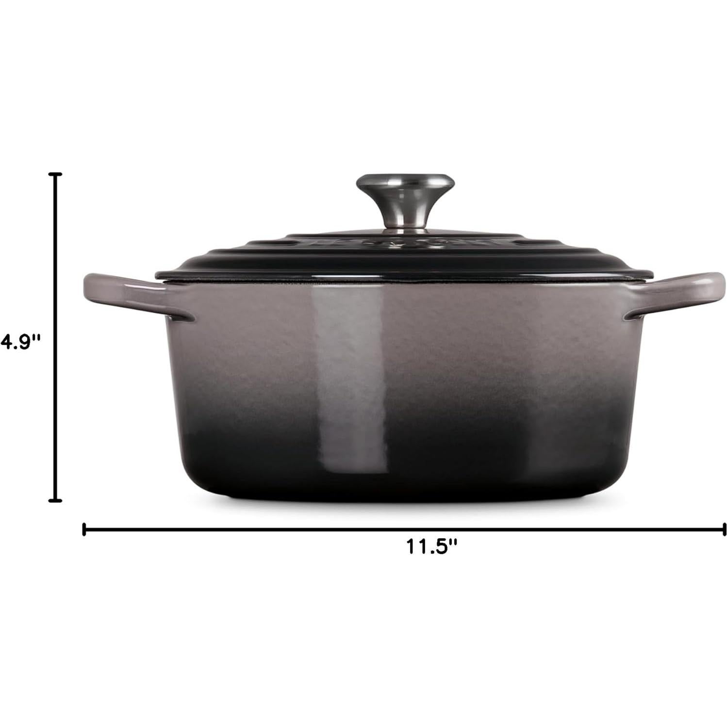 Olla de Hierro Fundido Enameled Le Creuset 3.3L Redonda Ostra