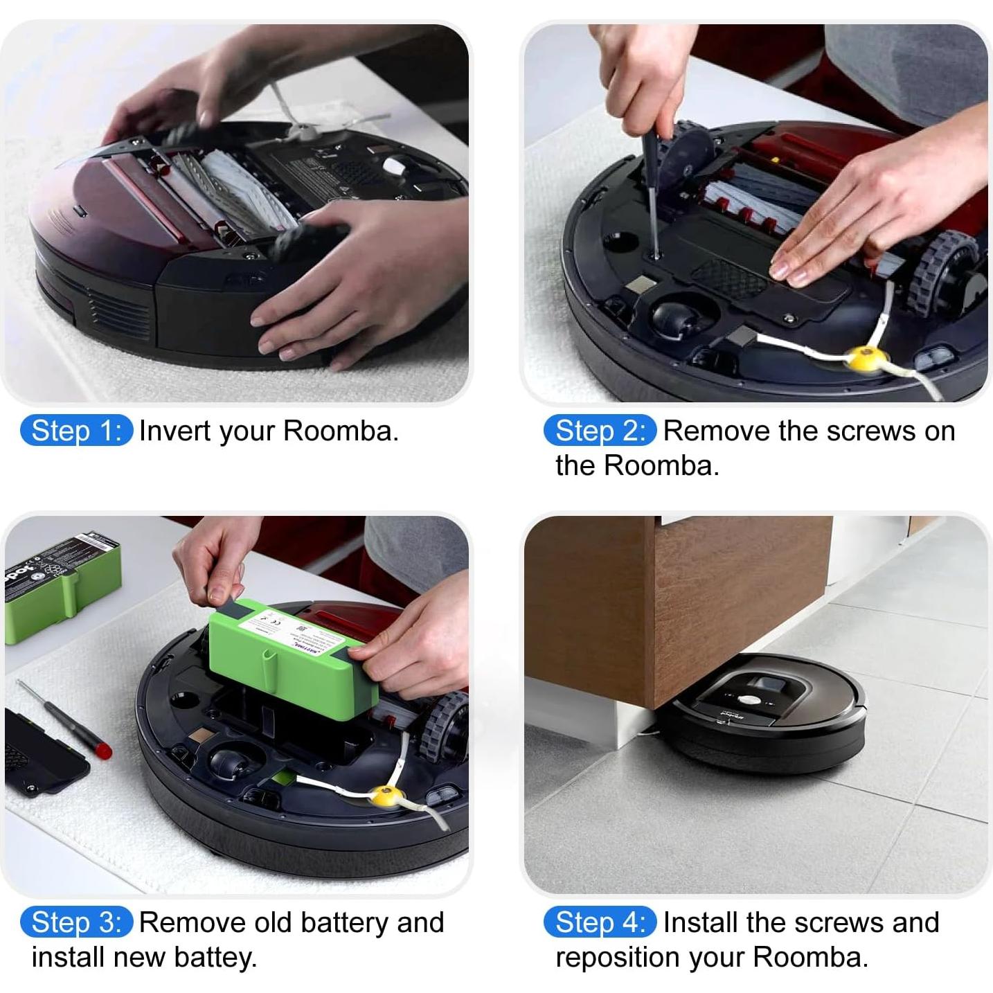 Batería NASTIMA 4400mAh Li-ion para iRobot Roomba 600/700/800/900