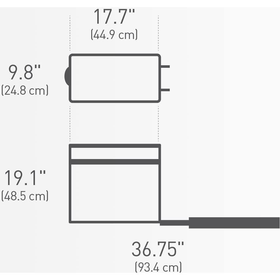 Cubo de Basura Extraíble 30 Litros simplehuman para Cocina
