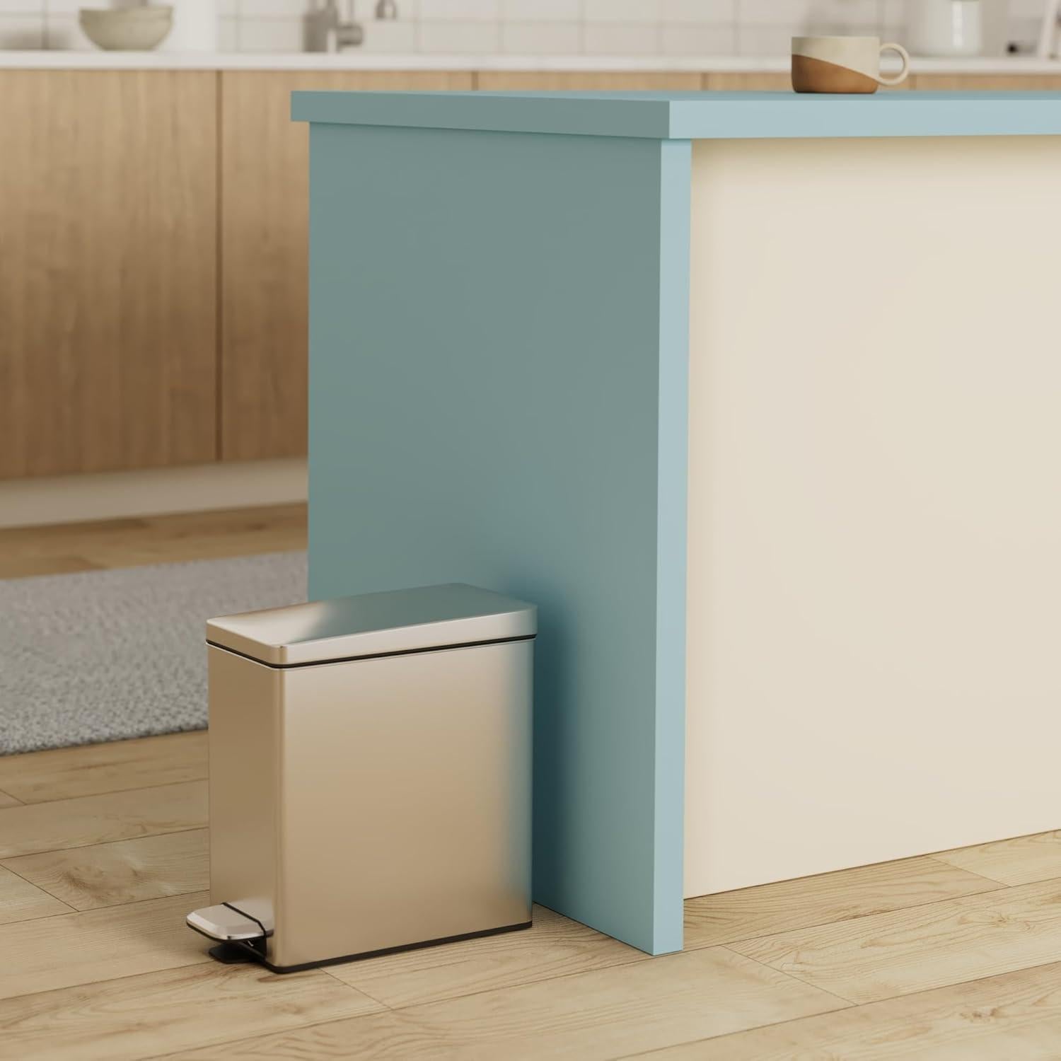 Bote de Basura de Acero Inoxidable Simplehuman 10L Cepillado