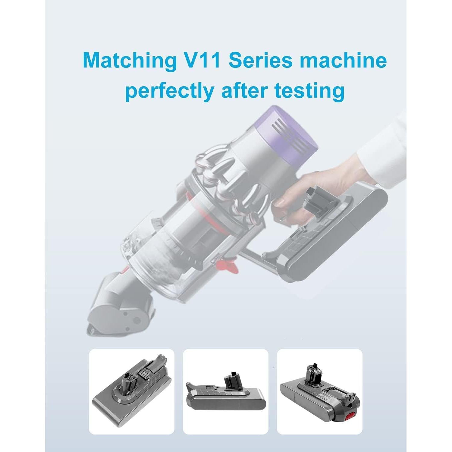 Batería de Reemplazo DTK para Aspiradora Dyson V11 V15 5000mAh