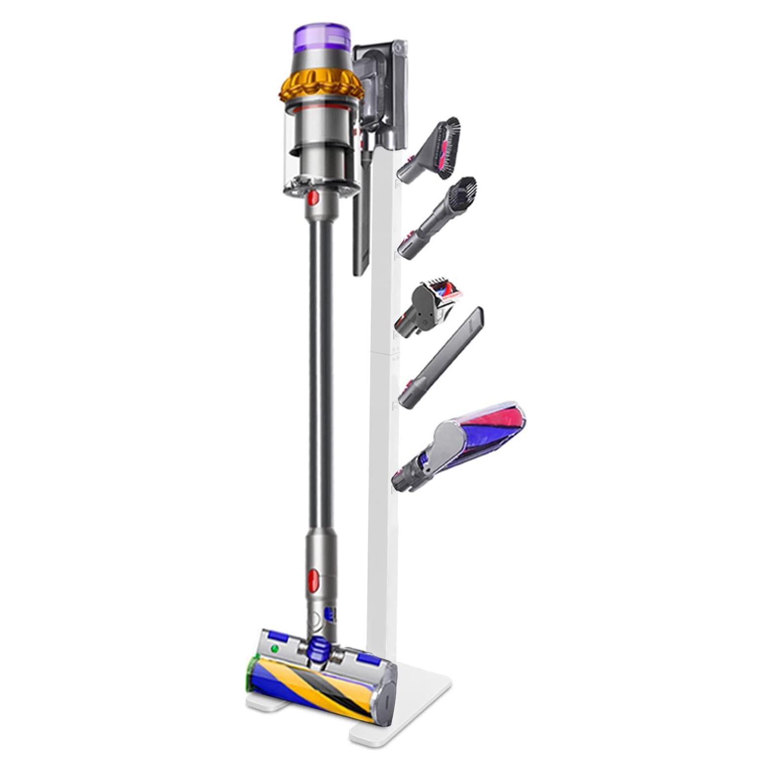 Soporte de Almacenamiento Blanco XIGOO para Aspiradoras Inalámbricas V15 V11 V10 V8 V7 V6 - 5 Ganchos