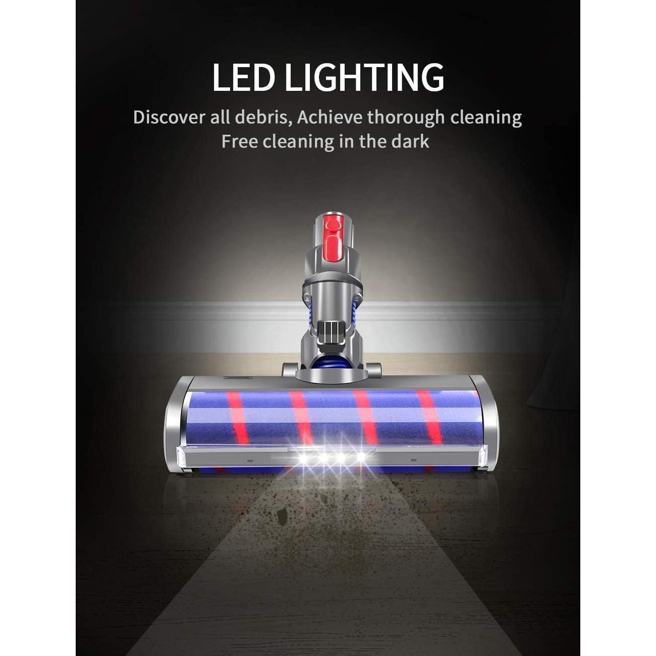 Cabezal de Suelo E.LUO Cepillo Suave Compatible Dyson V7 V8 V10 V11 V15