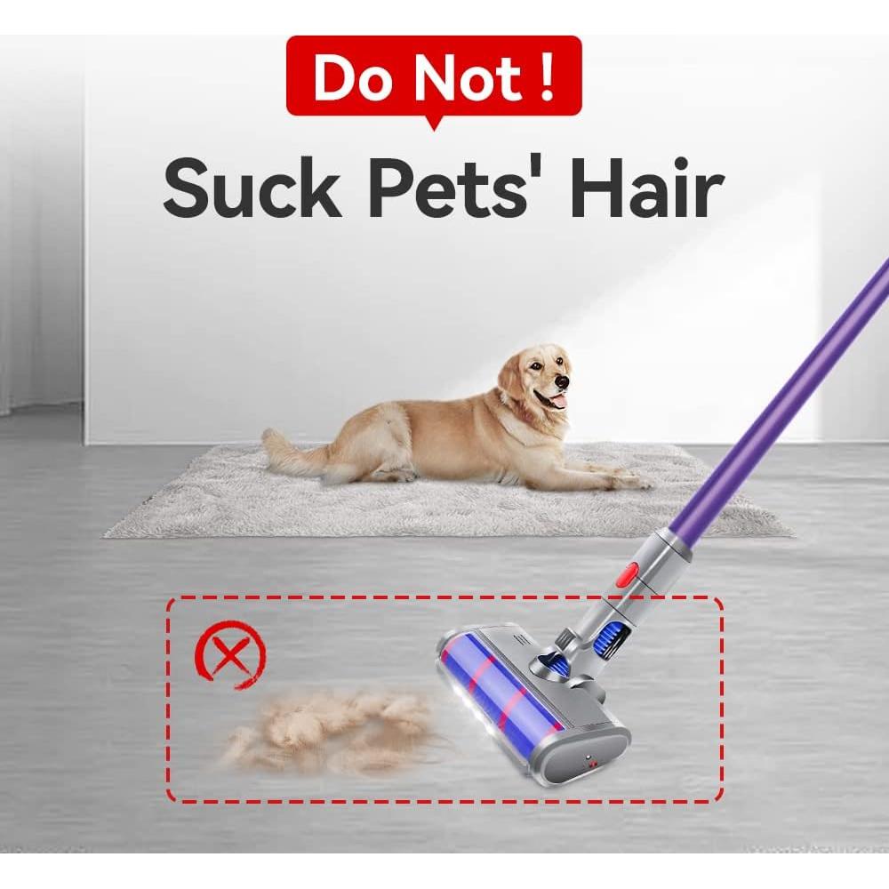 Cabezal de Suelo E.LUO Cepillo Suave Compatible Dyson V7 V8 V10 V11 V15