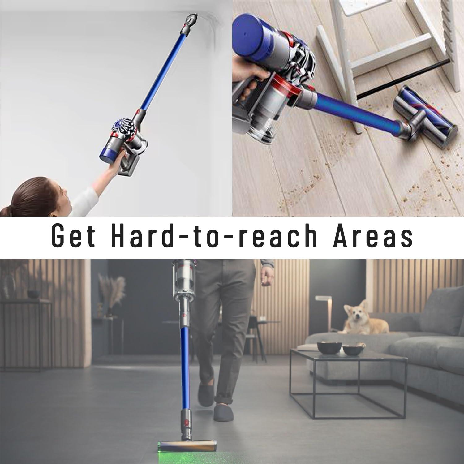 Tubo de Extensión Amalfy para Aspiradora Dyson V15 V11 V10 V8 V7 - 72.4 cm Azul