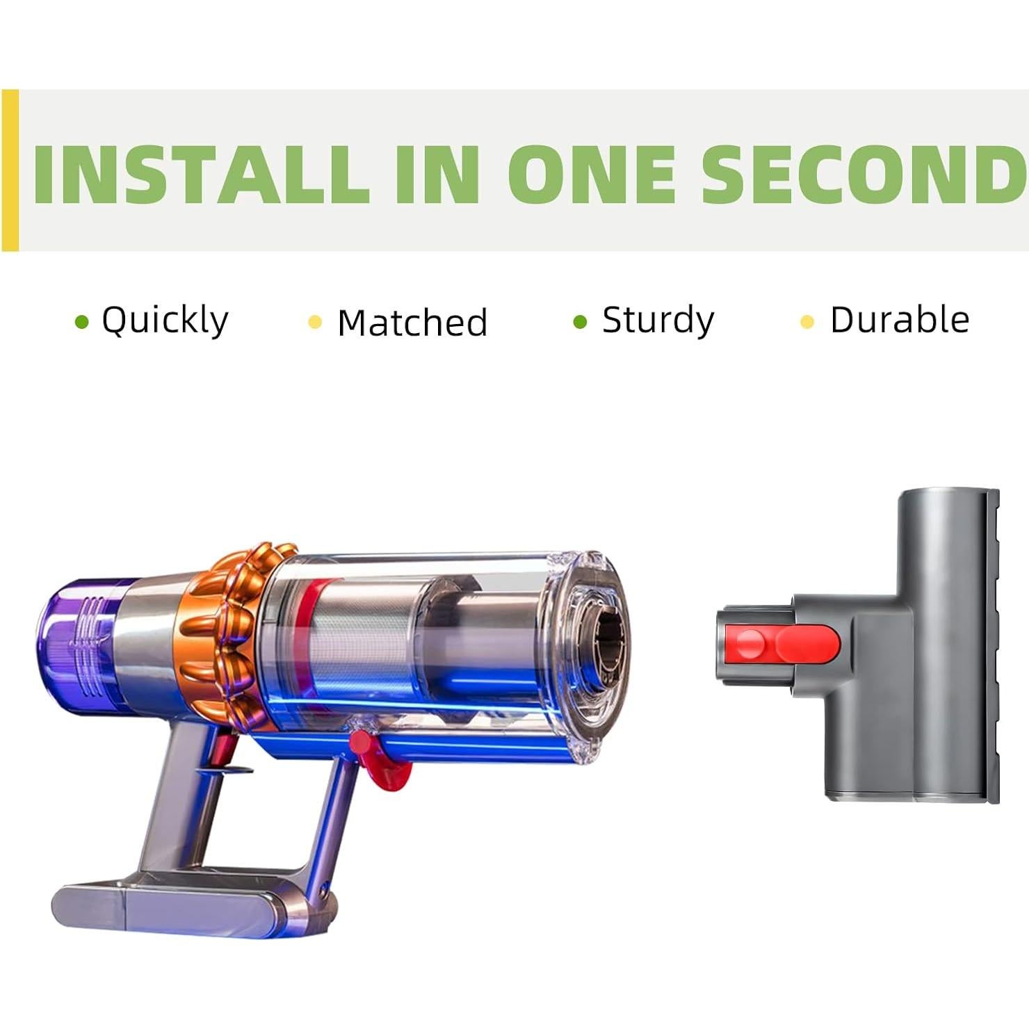 Cabezal Mini de Cepillo BTRSOLUS para Aspiradoras Dyson V7 V8 V10 V11 V15