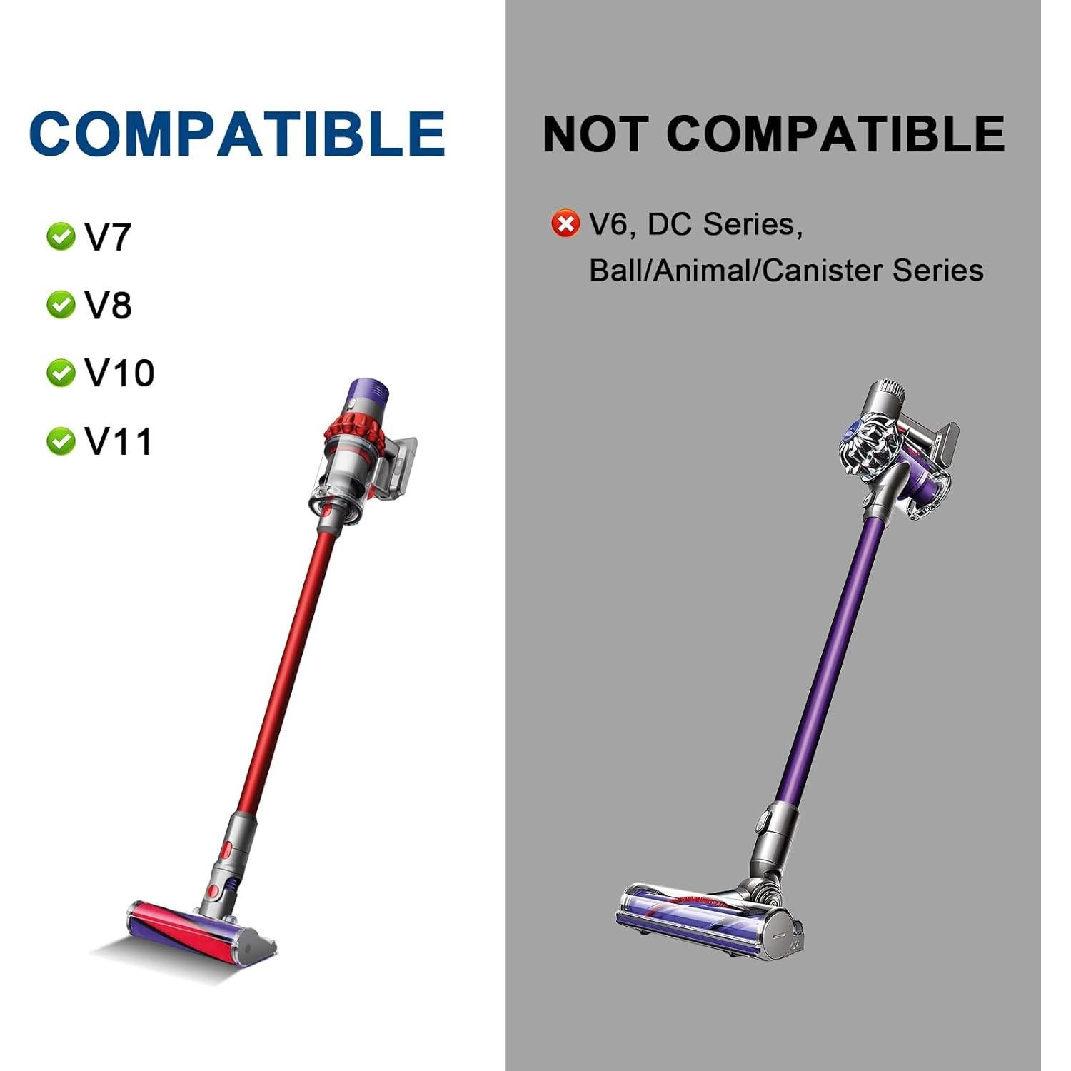 Cabezal de Limpieza Suave Coodss para Aspiradora Dyson V8 V10 V11