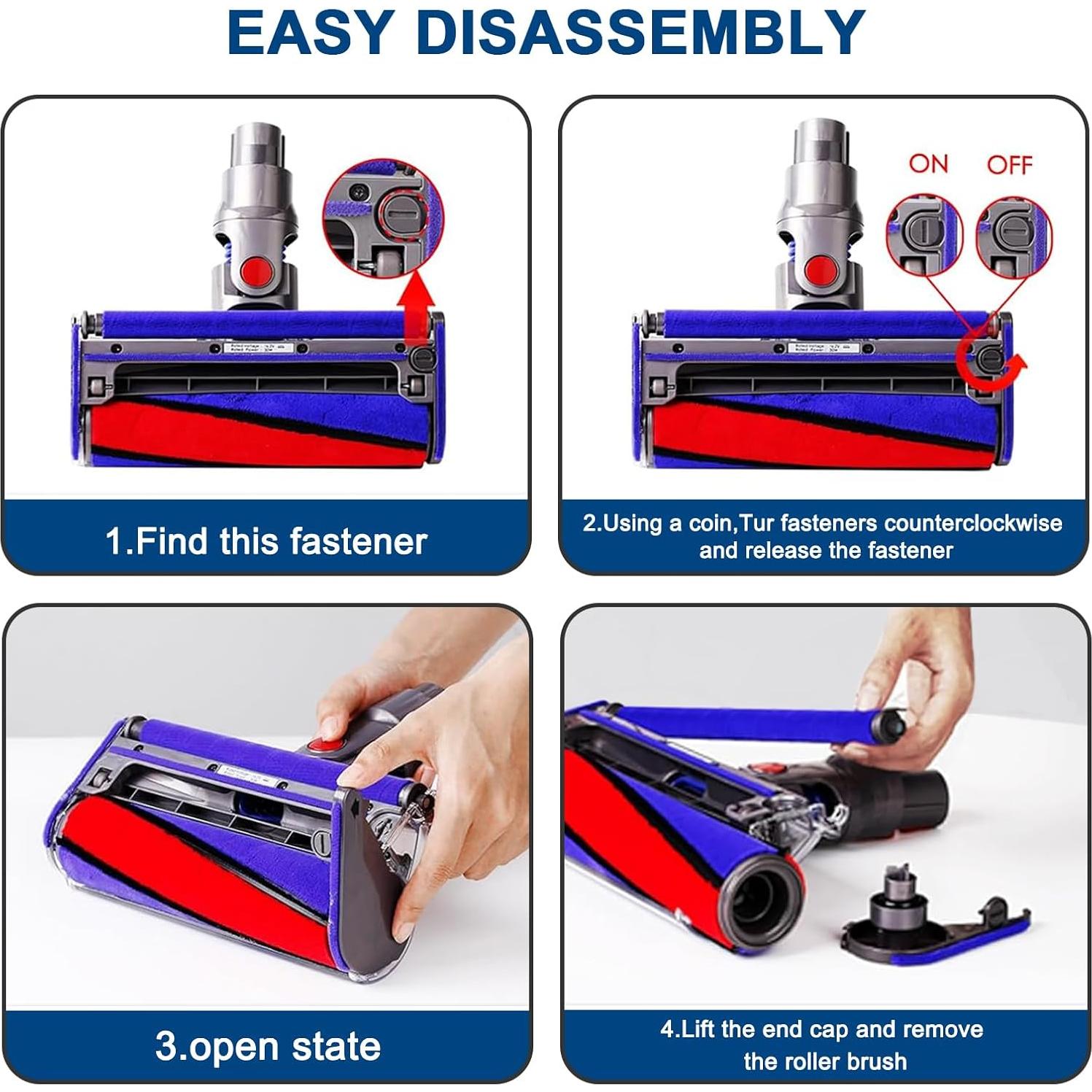 Cabezal de Limpieza Suave Coodss para Aspiradora Dyson V8 V10 V11