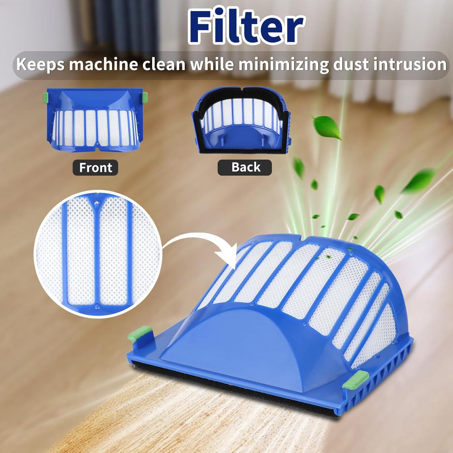 21 Piezas Accesorios para iRobot Roomba 692 694 536 551