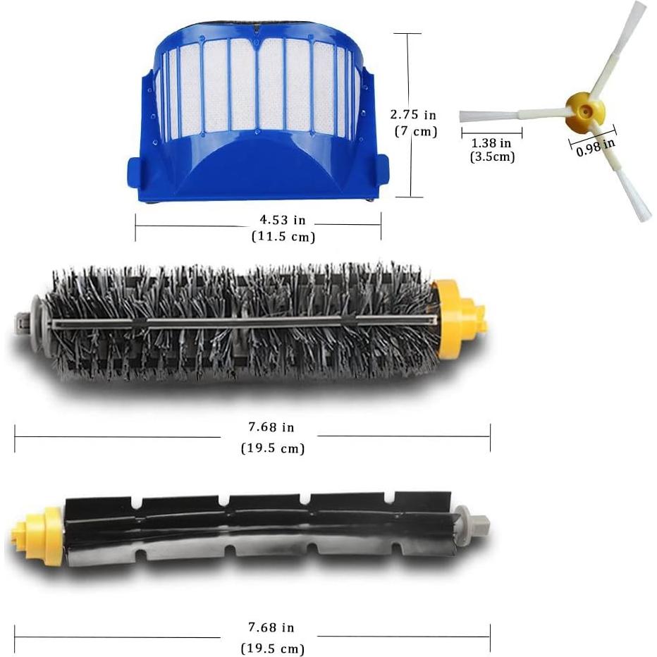 Kit de Repuesto 10 Piezas iRobot Roomba 600 - YABELLE