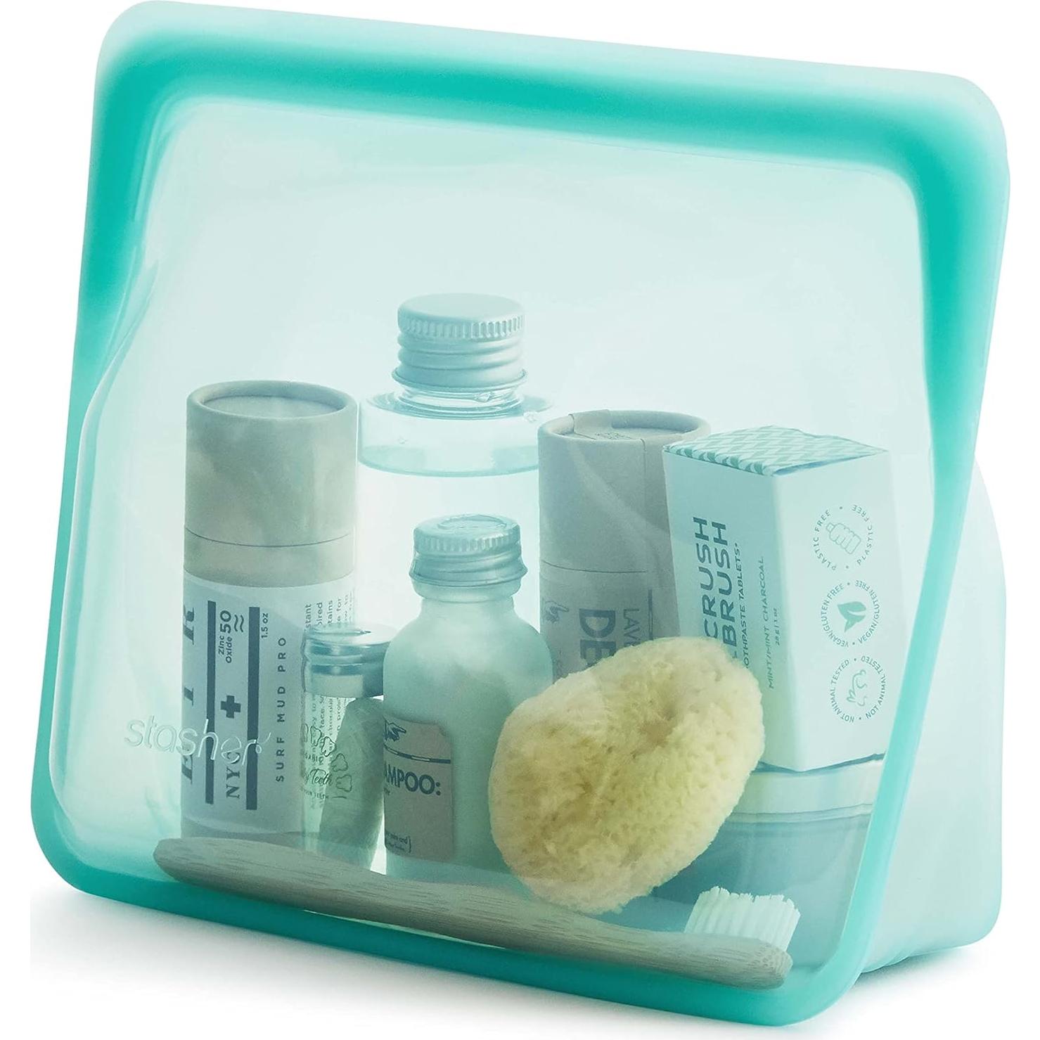 Bolsas de Almacenamiento Reutilizables Stasher Aqua - 2 Piezas