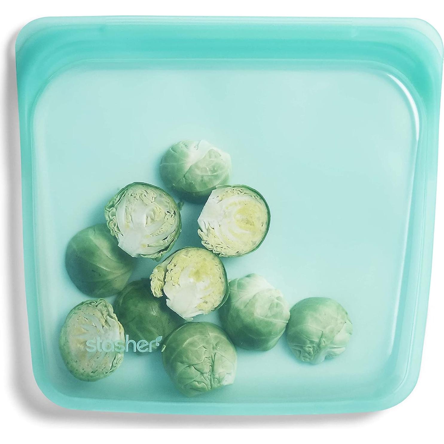 Bolsas de Almacenamiento Reutilizables Stasher Aqua - 2 Piezas