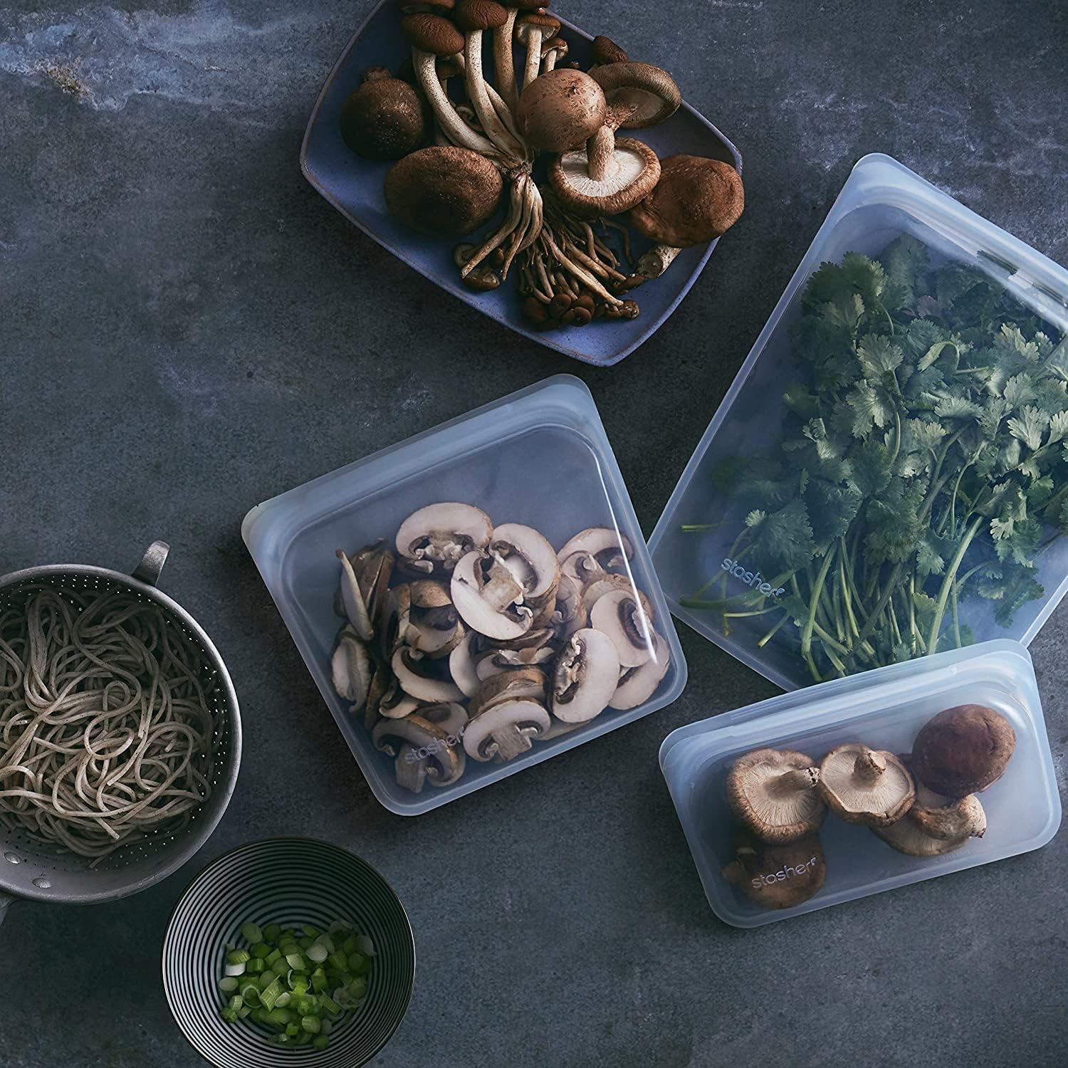 Bolsas de Almacenamiento Reutilizables Stasher Aqua - 2 Piezas