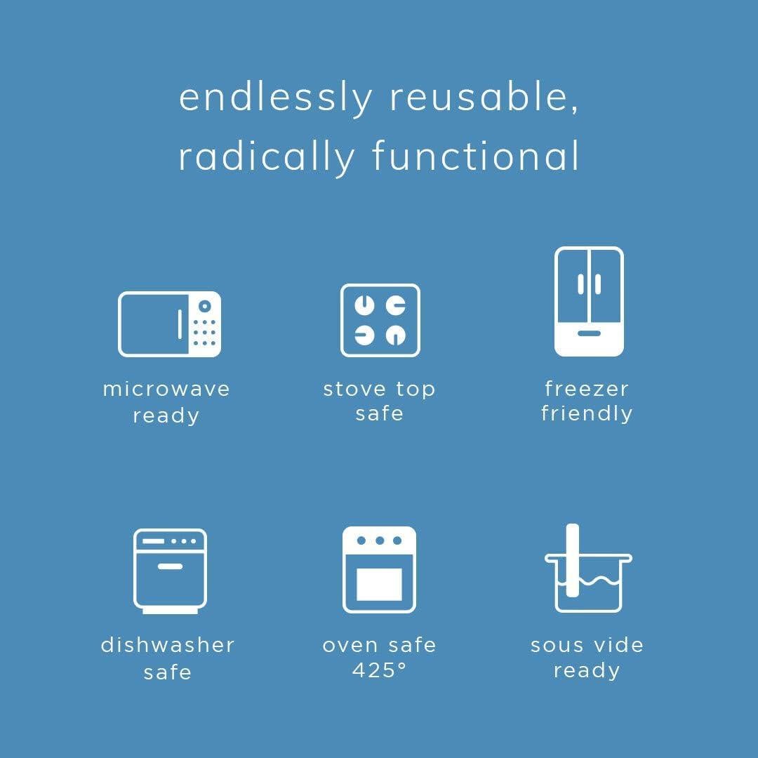 Bolsas de Almacenamiento de Silicona Stasher Mega y Mediana