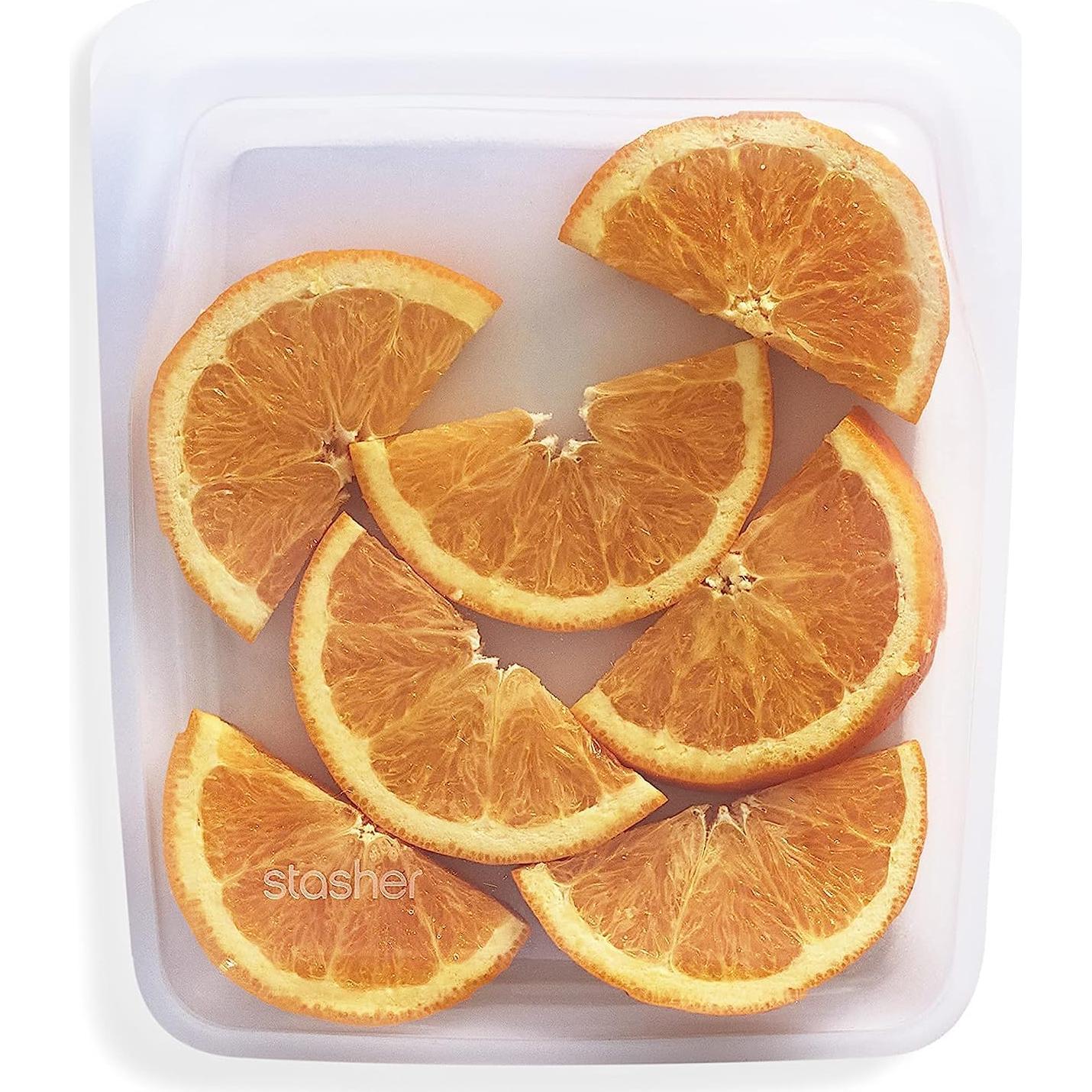 Bolsas de Almacenamiento de Silicona Stasher Cuartilla y Media