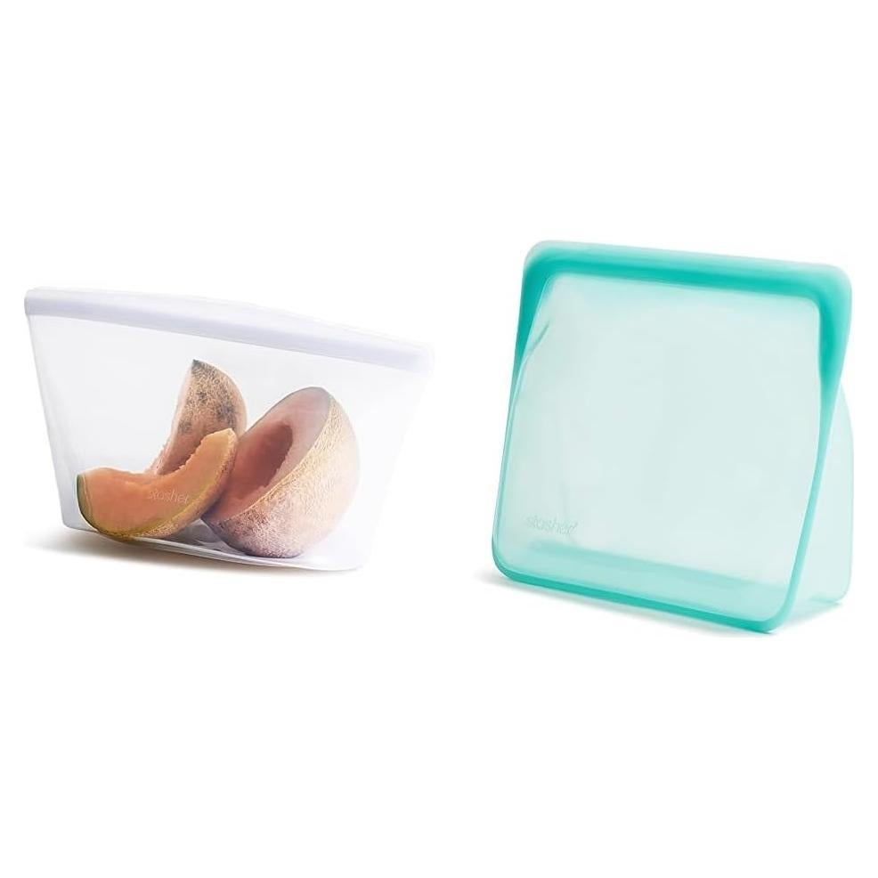 Bolsa de Almacenamiento de Silicona Stasher 8 Tazas A Prueba de Fugas