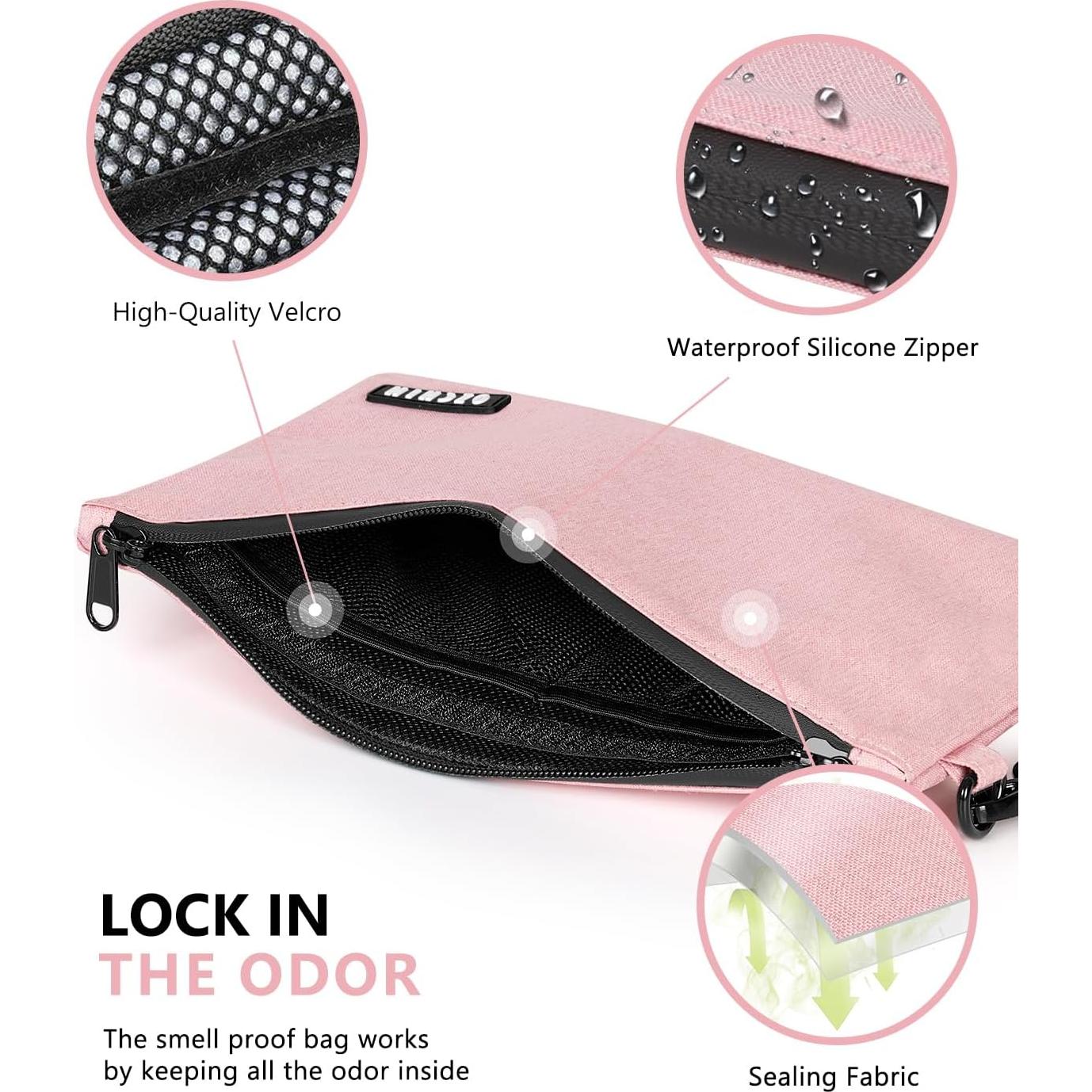 Bolsa a Prueba de Olores OZCHIN 27.94x20.32cm Rosa