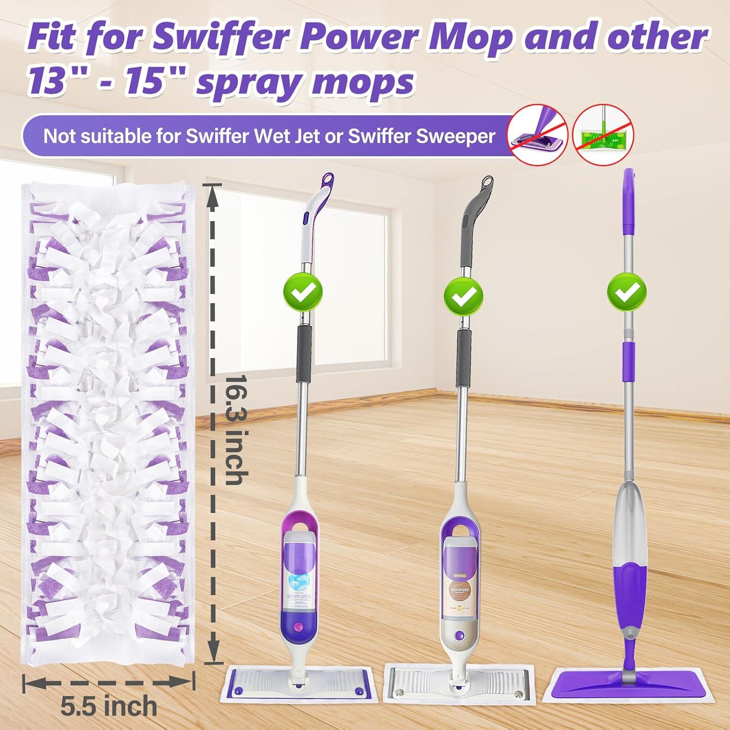 Recargas de almohadillas desechables EHADOO para mopa Swiffer Power - 20 piezas