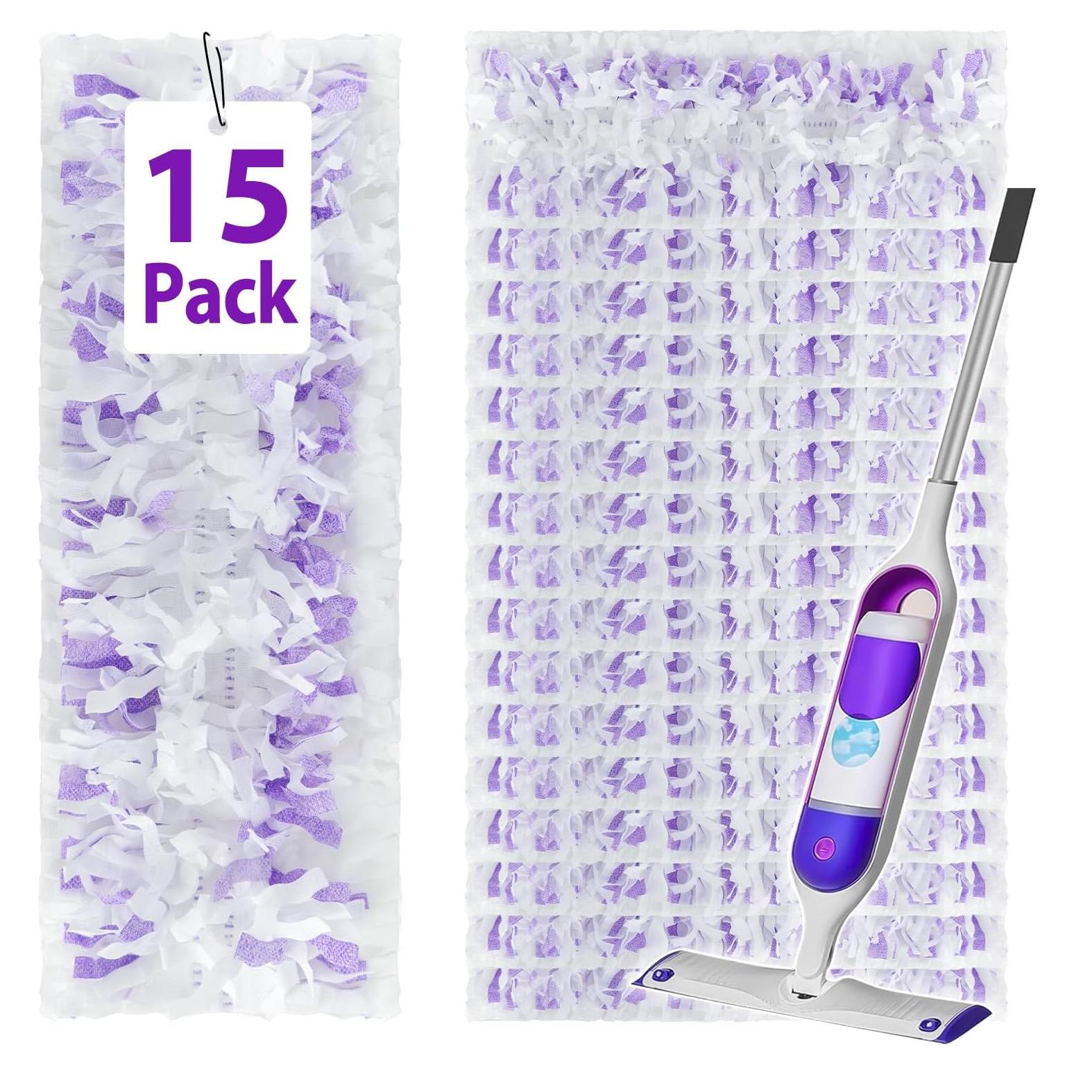 Paquete de 15 Recargas Desechables para Mopas Swiffer Power Mop